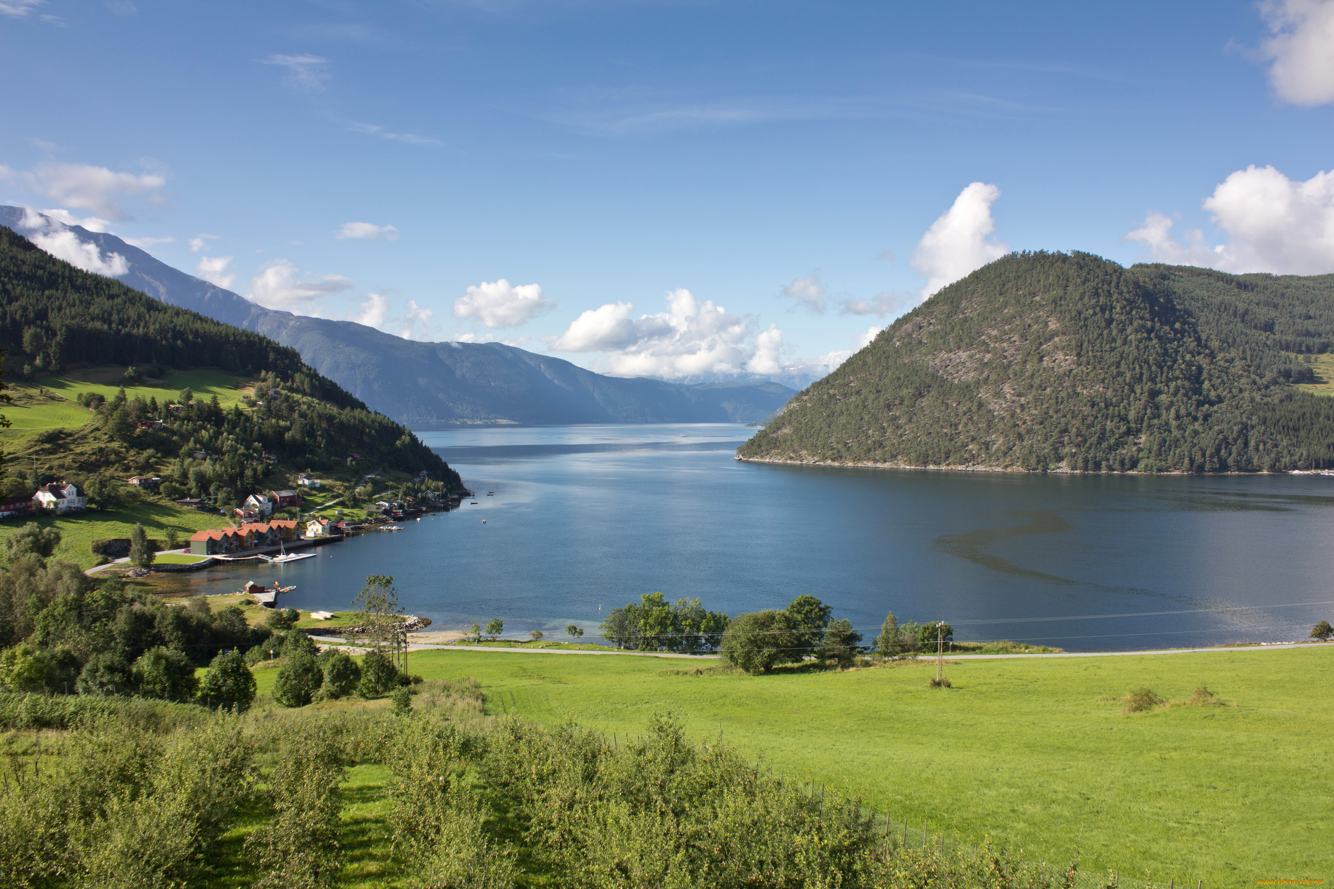 sognefjord, норвегия, природа, реки, озера, горы, озеро