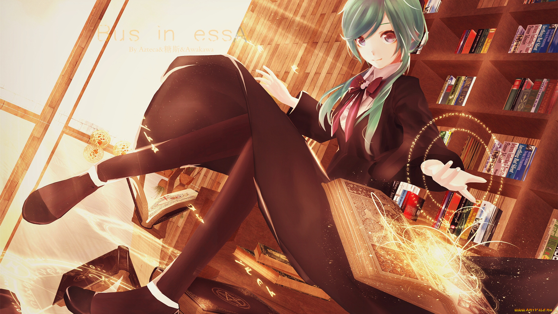 аниме, vocaloid, awakawayui, hatsune, miku