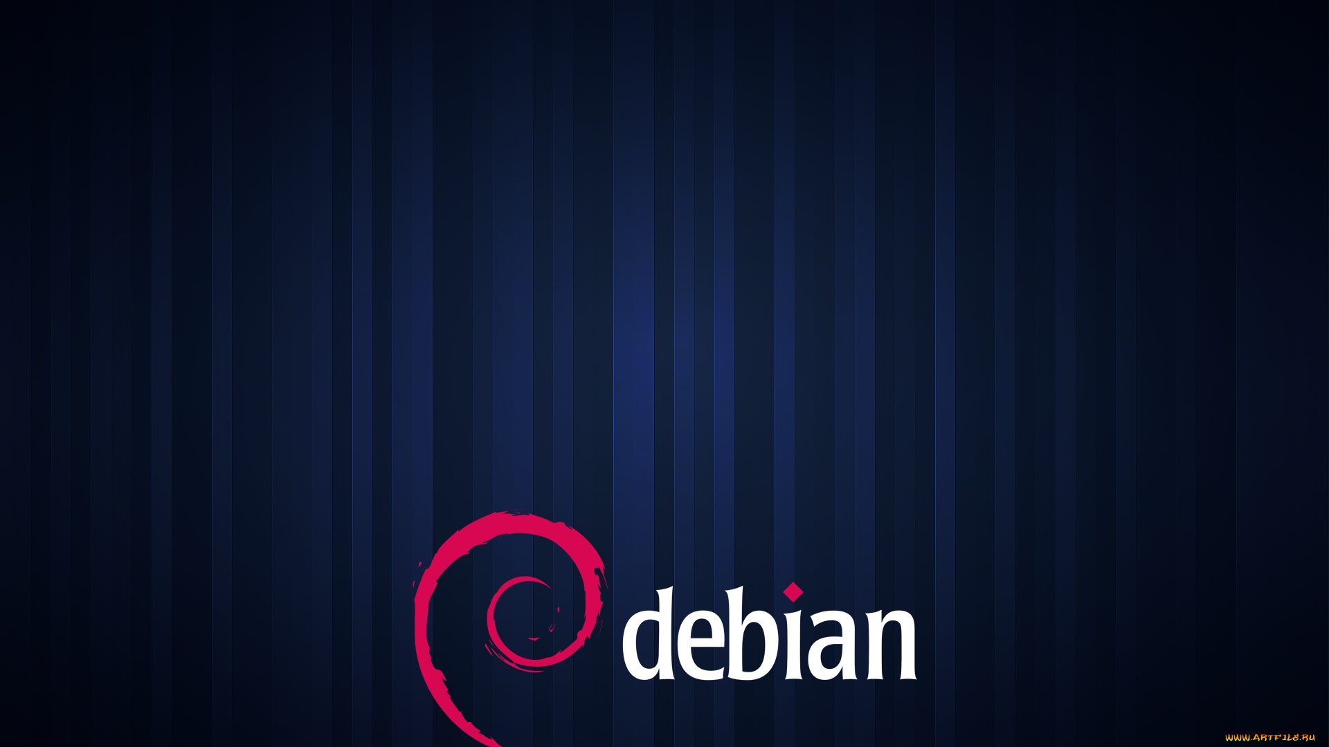 компьютеры, debian, фон, логотип