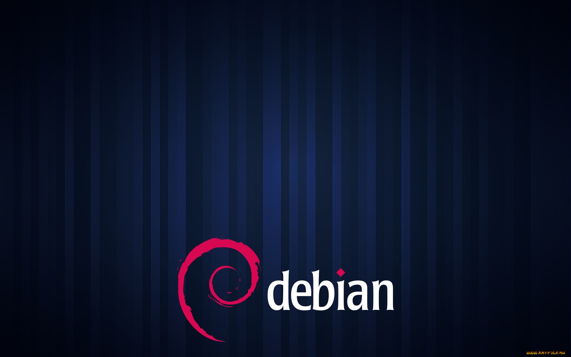 компьютеры, debian, фон, логотип