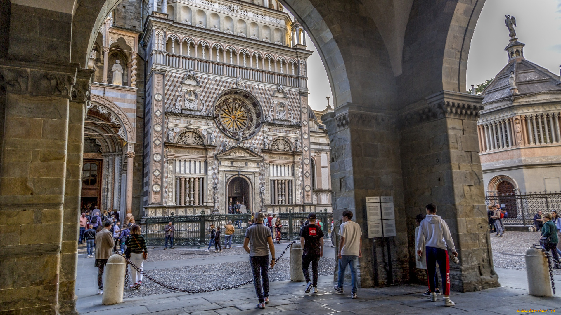 bergamo, italy, города, -, улицы, , площади, , набережные