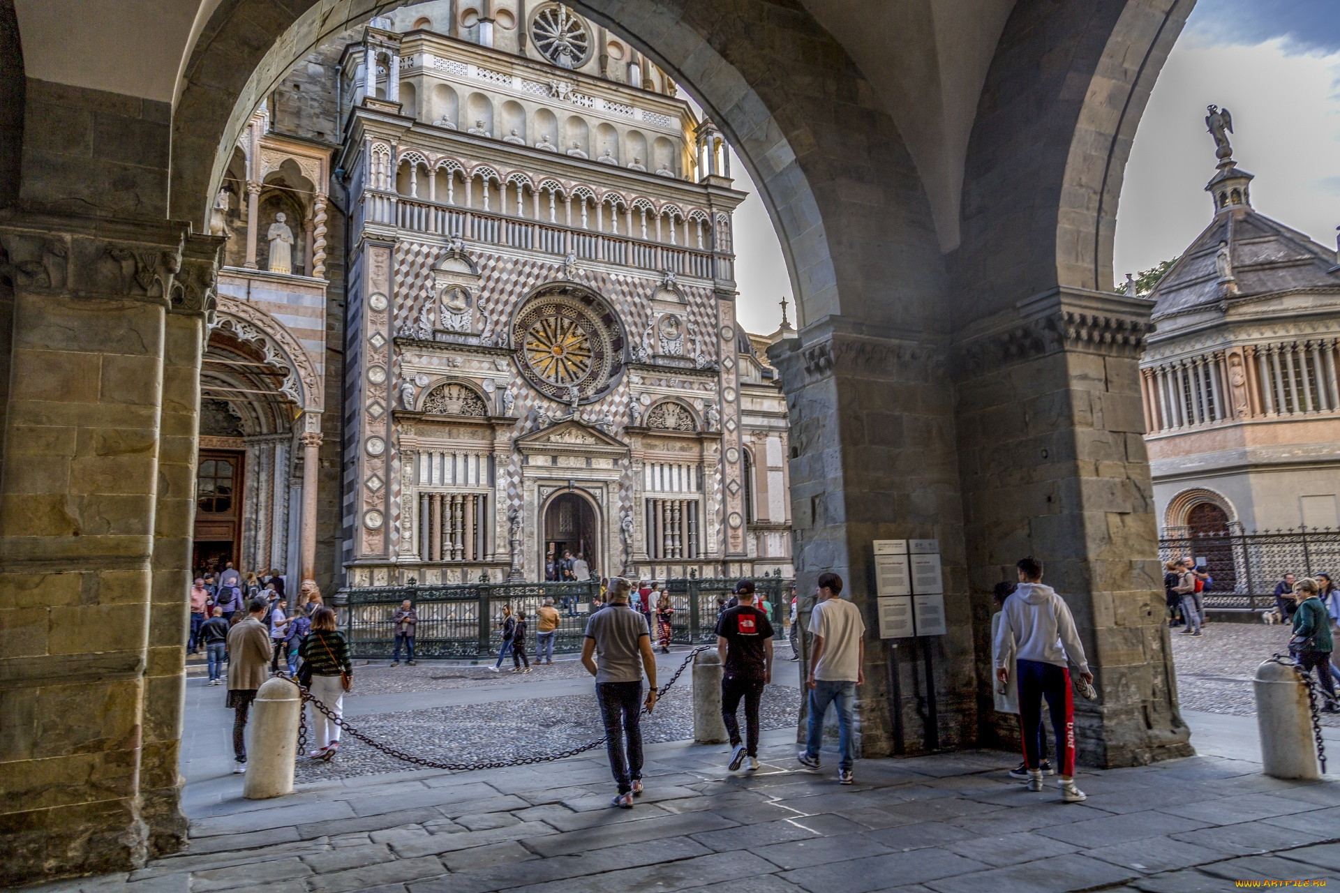 bergamo, italy, города, -, улицы, , площади, , набережные