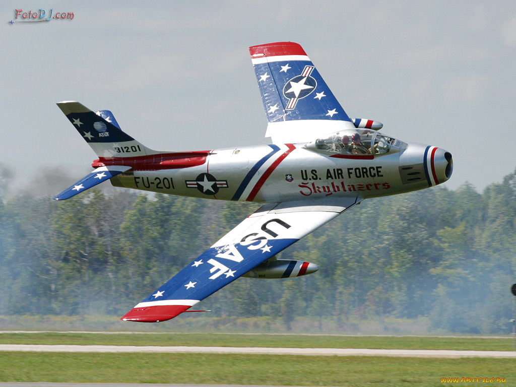 авиация, боевые, самолёты, north, american, f-86, sabre