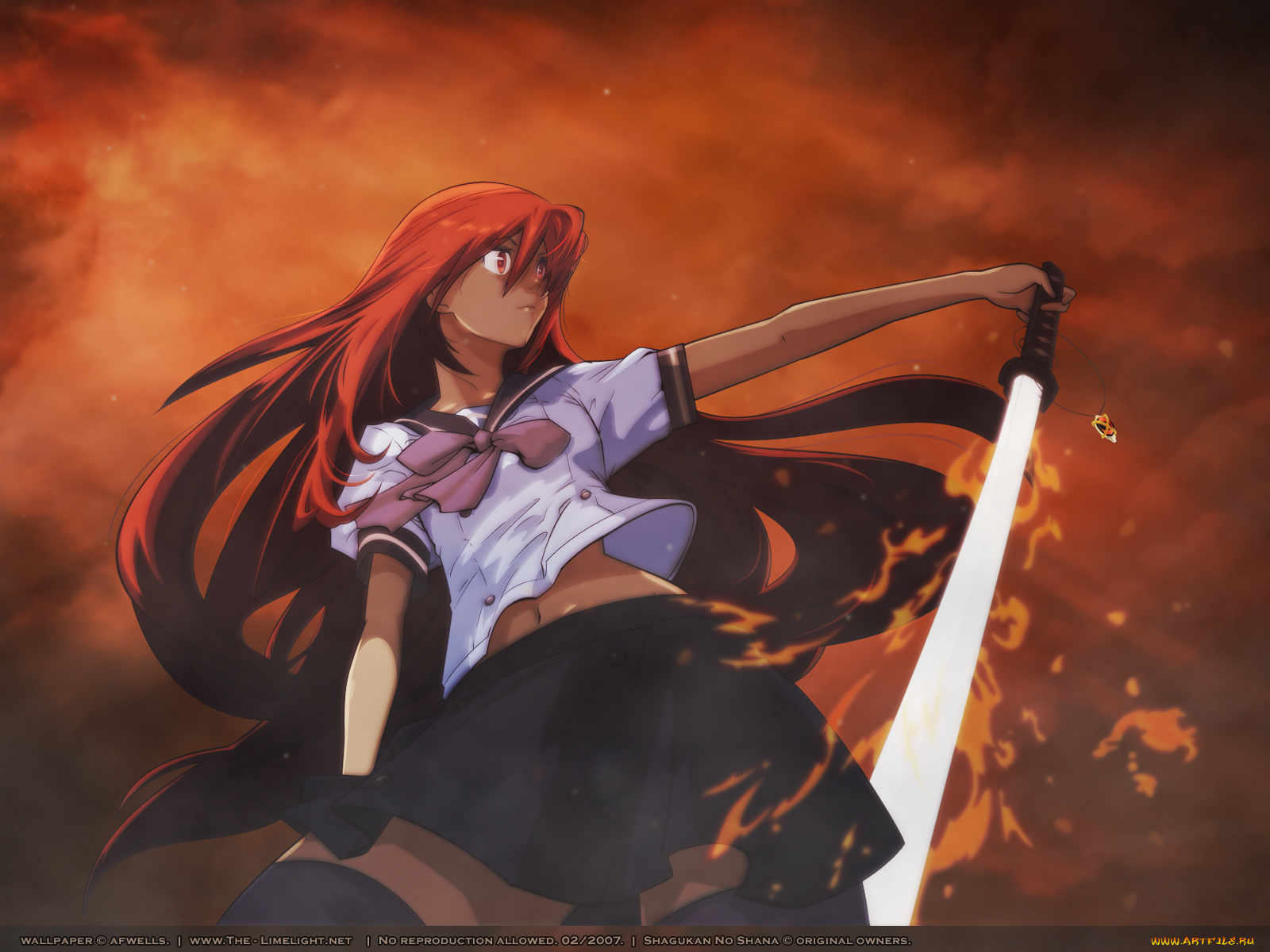 аниме, shakugan, no, shana