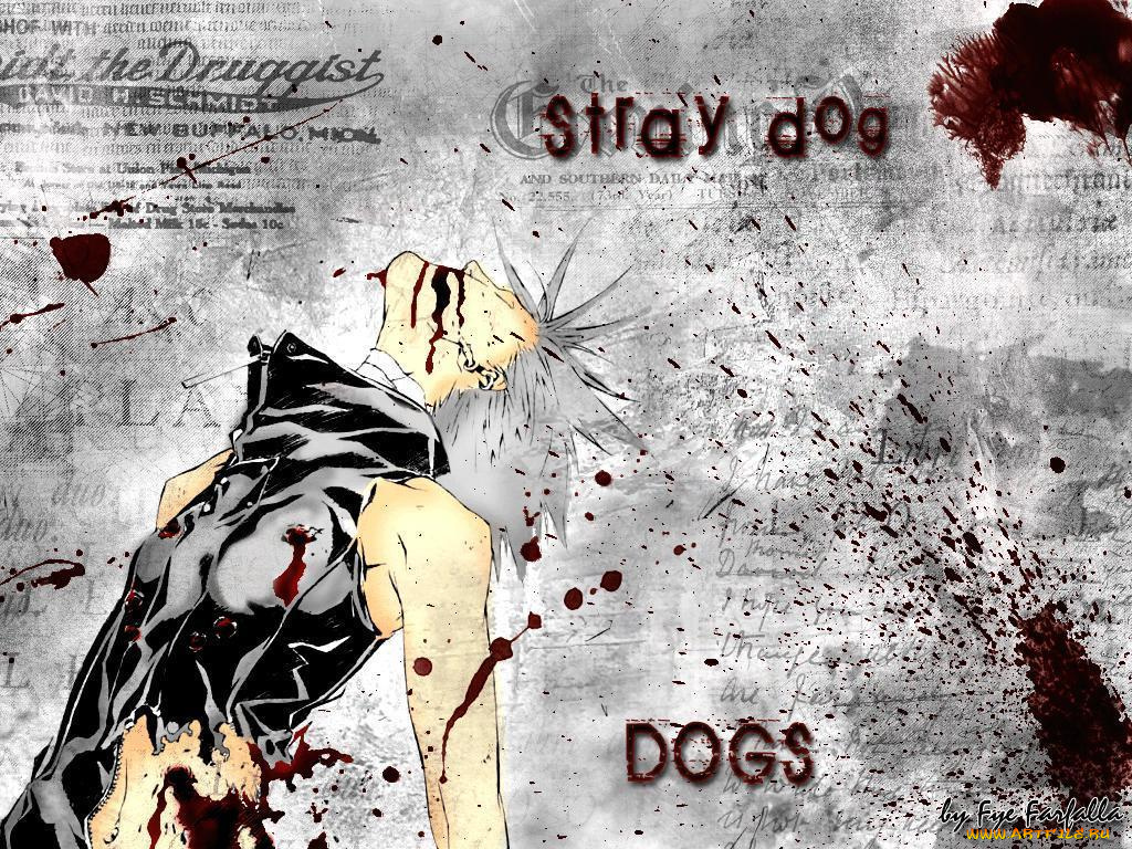 аниме, dogs, bullets, carnage