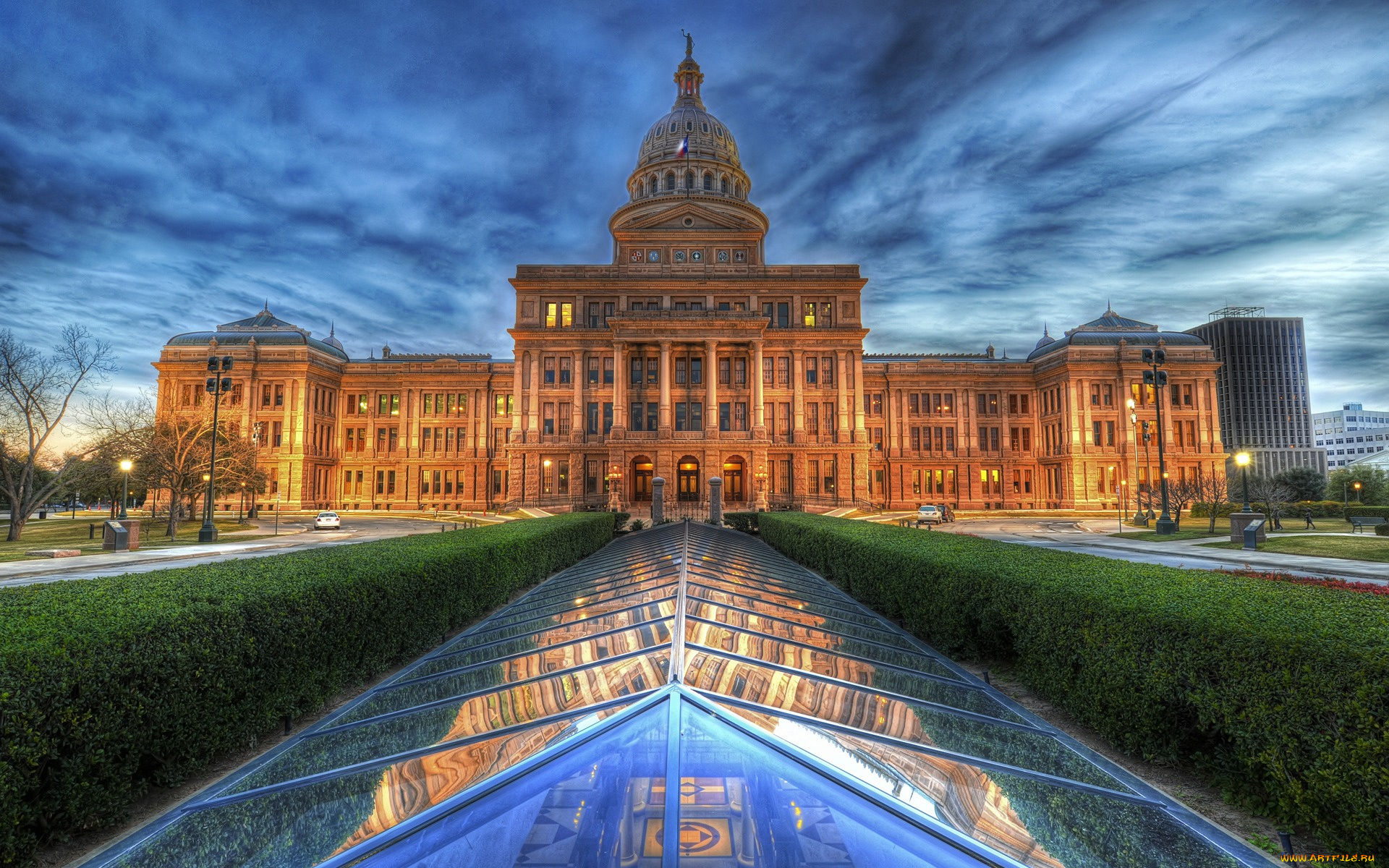 texas, state, capitol, города, здания, дома