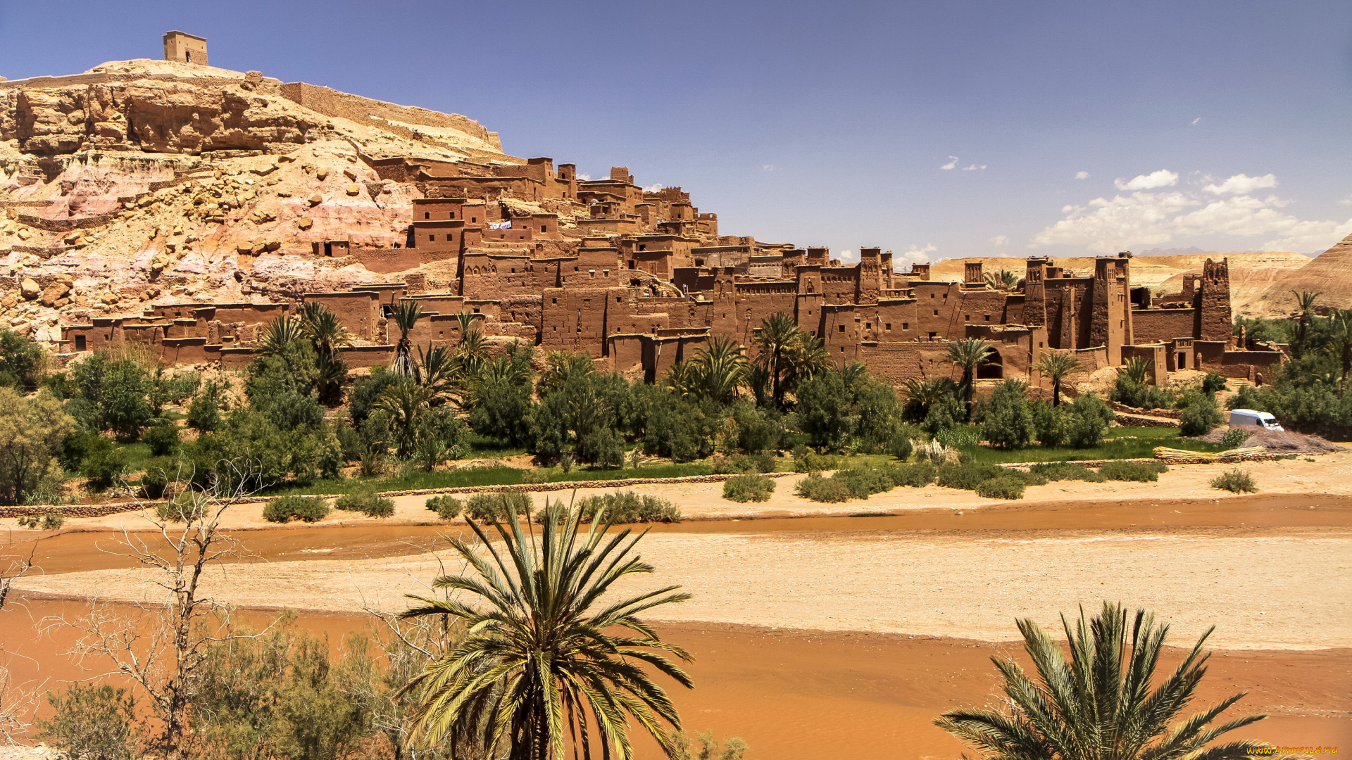 kabah, ait, benhaddou, , morocco, города, -, исторические, , архитектурные, памятники, песок, пустыня, марокко, дома