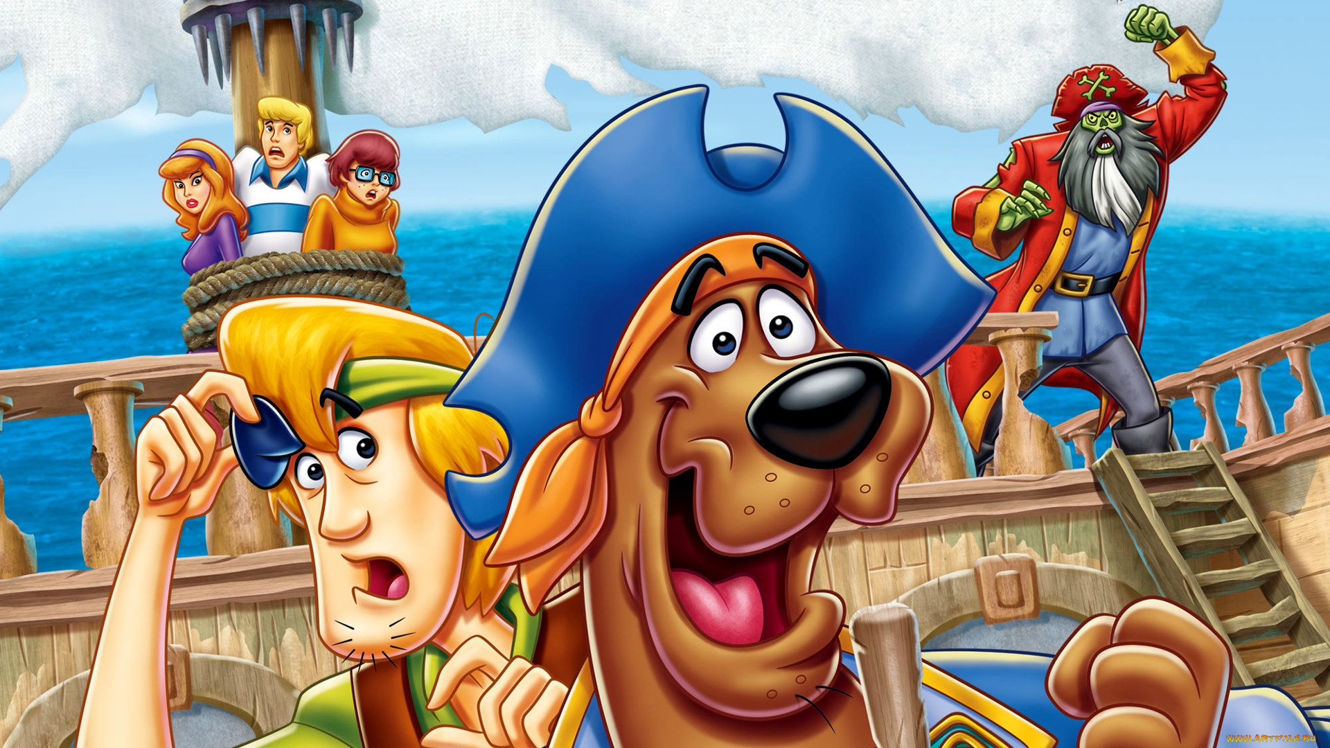 мультфильмы, scooby, doo, персонажи