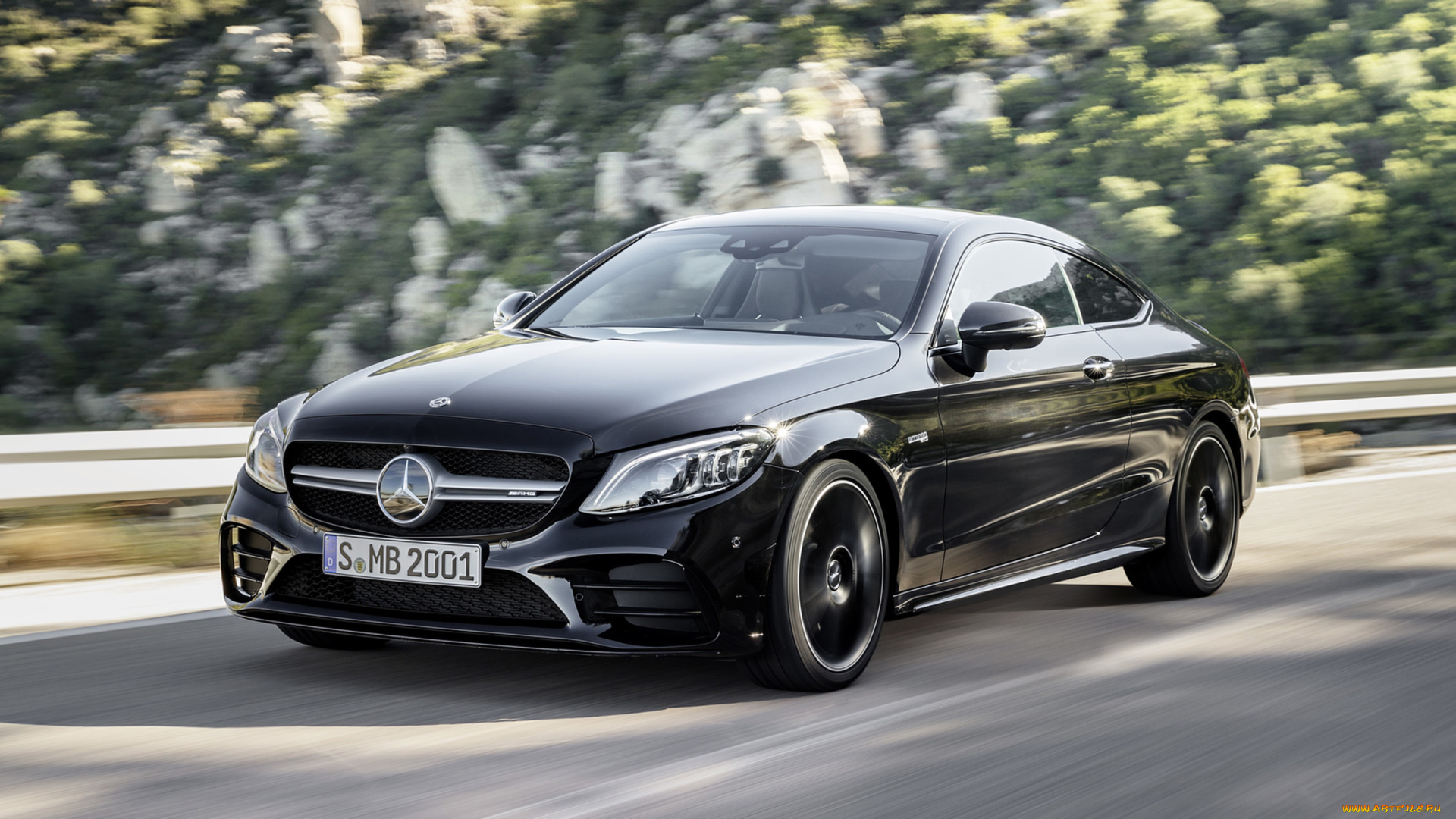 mercedes-benz, amg, c43, coupe, 4matic, night, package, 2019, автомобили, mercedes-benz, c43, coupe, 4matic, night, amg, carbon, package, 2019