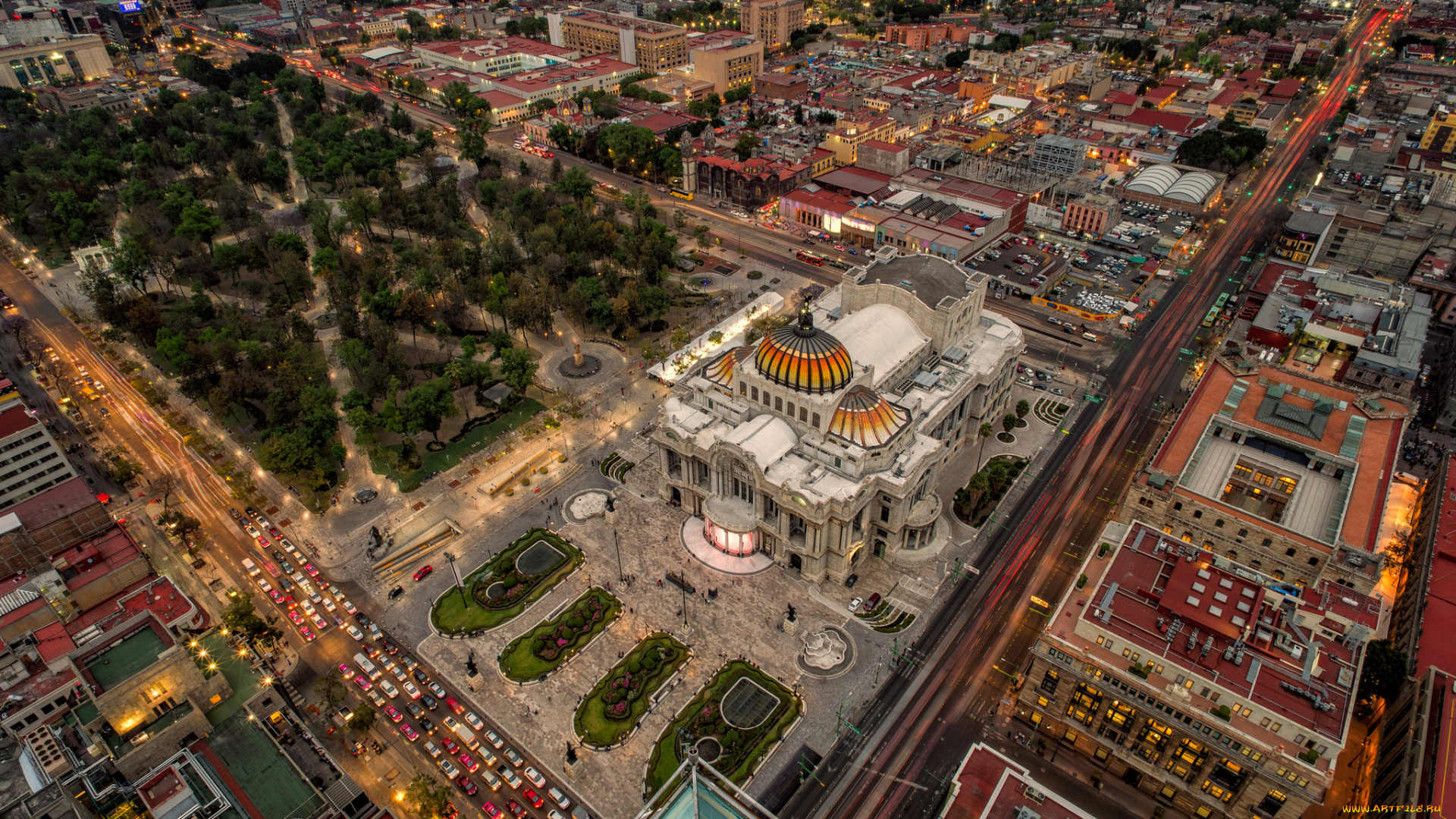 palacio, de, bellas, artes, , mexico, city, города, мехико, , мексика, простор