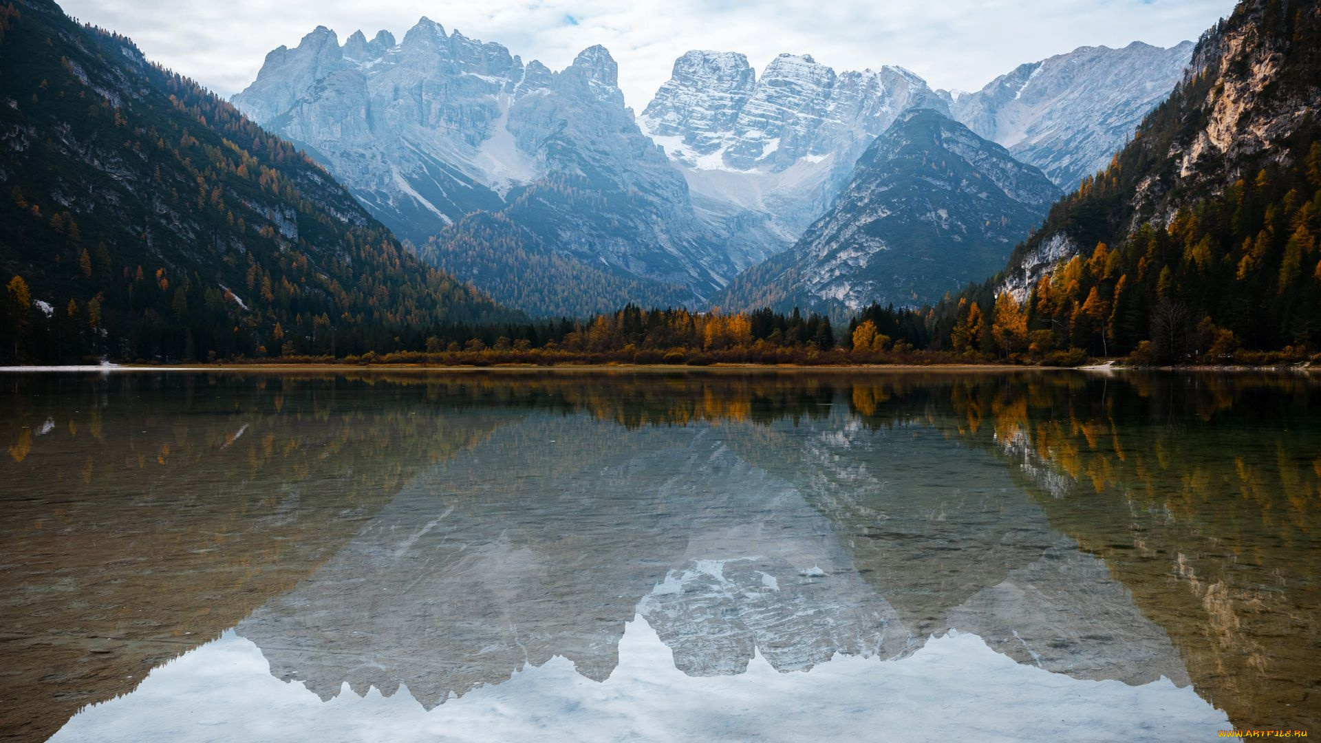 lago, di, landro, dolomites, south, tyrol, природа, реки, озера, lago, di, landro, south, tyrol