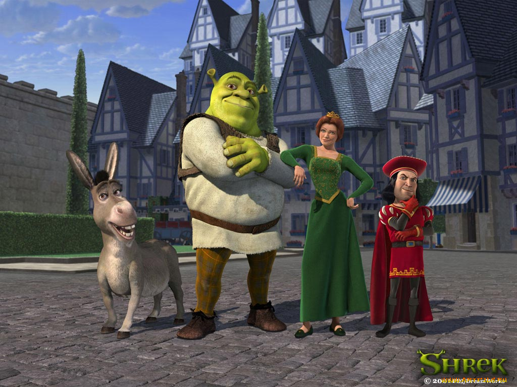 мультфильмы, shrek