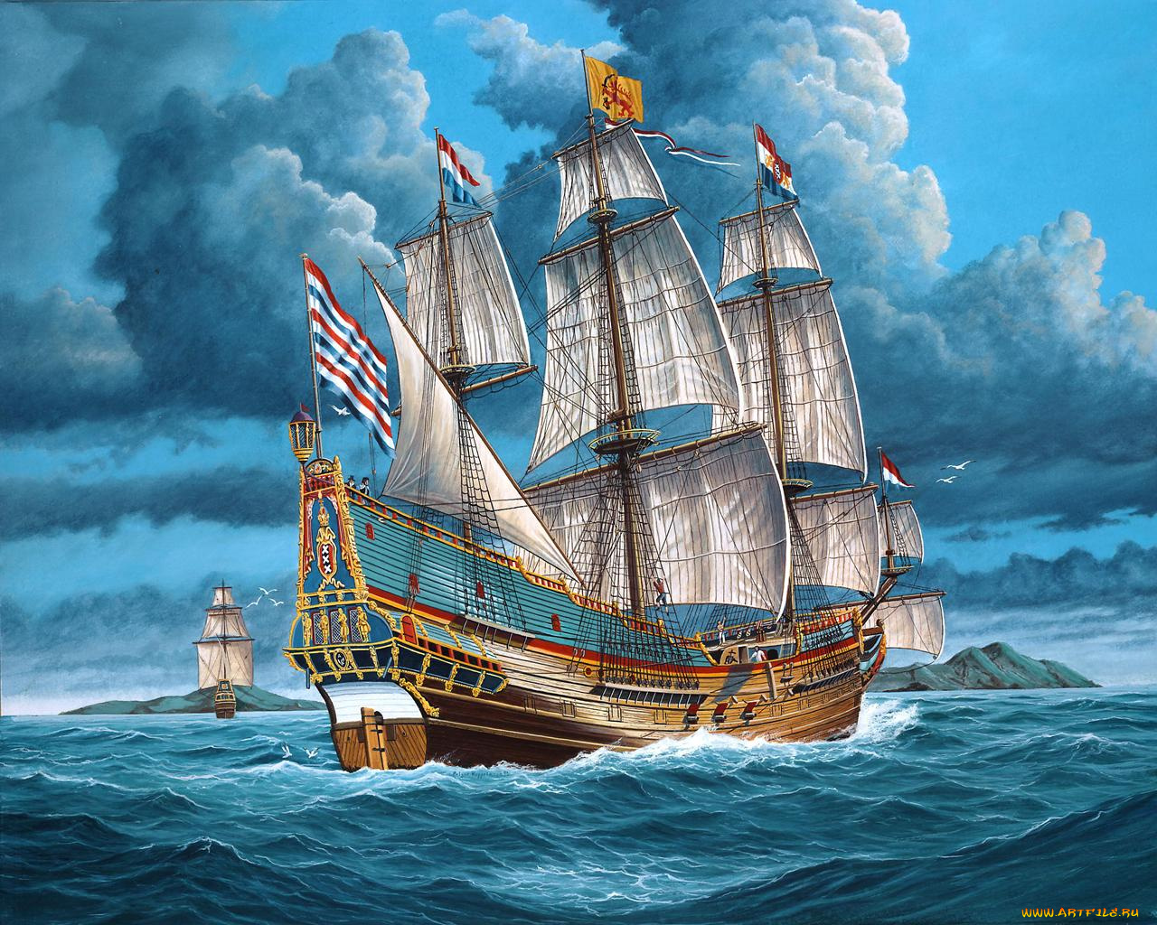 batavia, корабли, рисованные