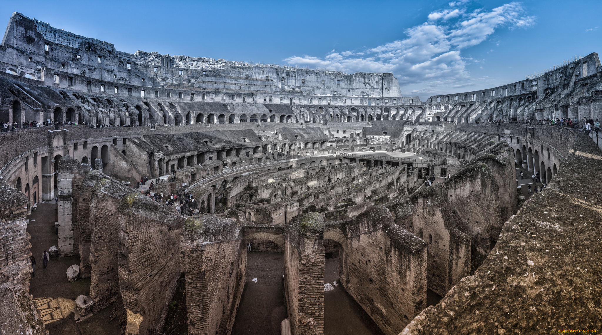 kolosseum, города, рим, , ватикан, , италия, античность, колизей