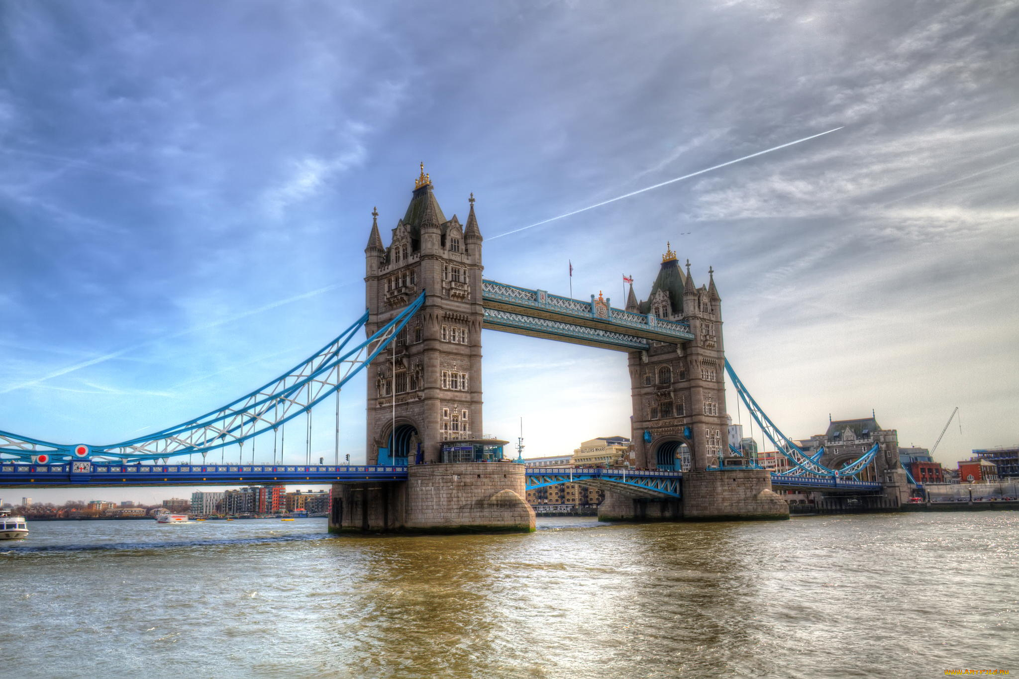 tower, bridge, города, лондон, , великобритания, река, мост