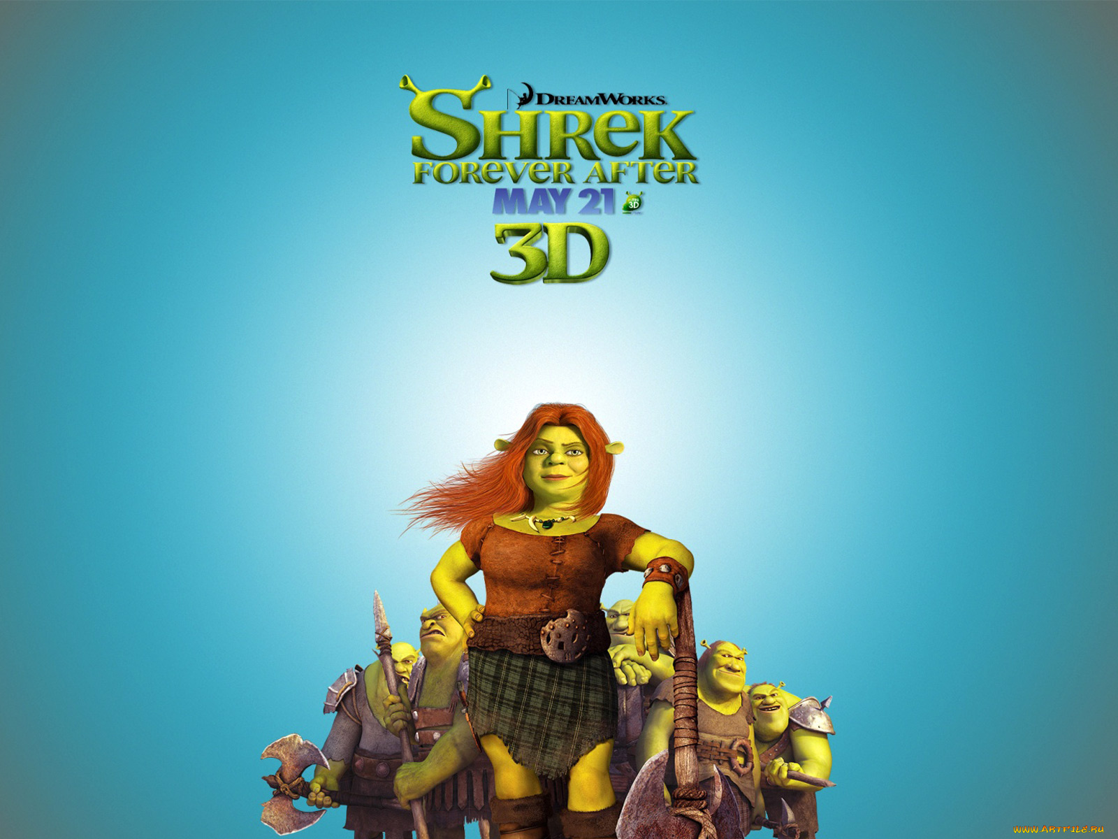 мультфильмы, shrek, forever, after