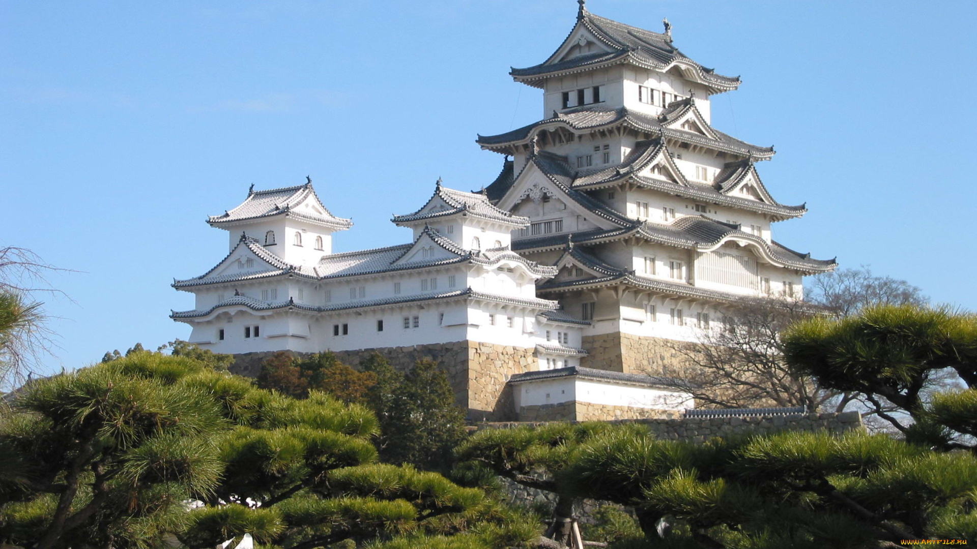 himeji, castle, города, замки, Японии, 17-й, век, Япония, замок