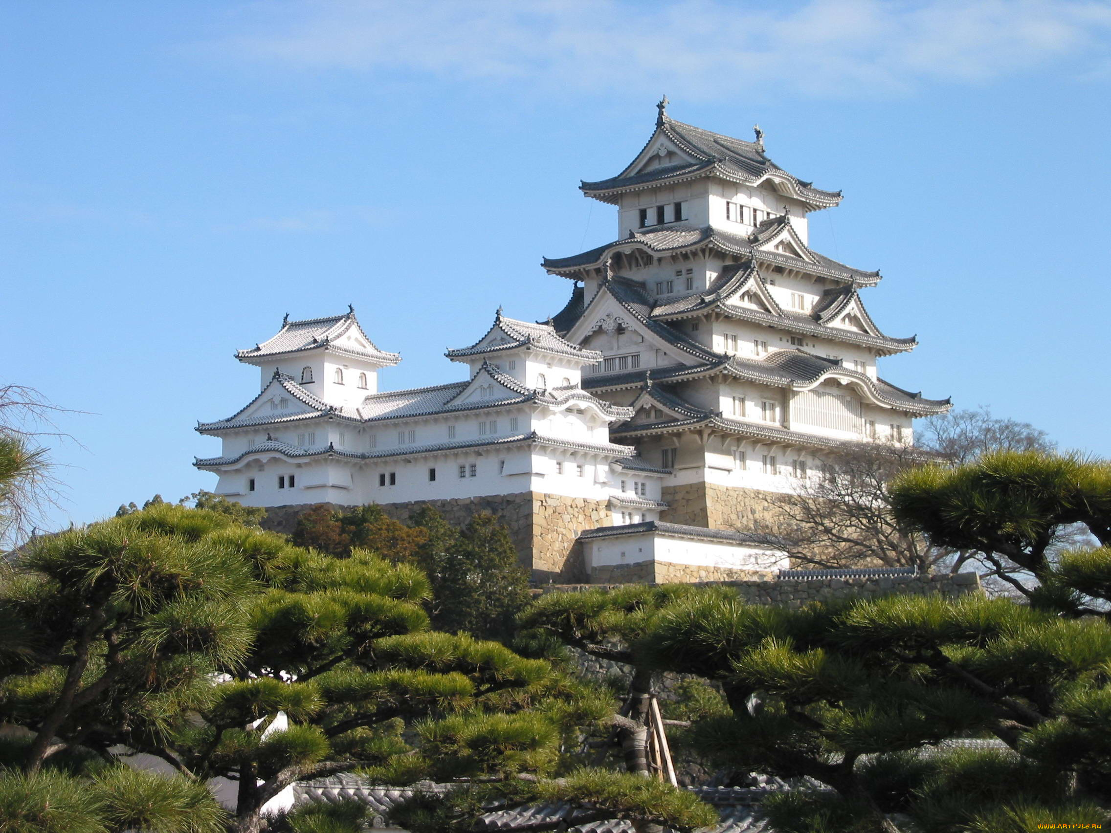 himeji, castle, города, замки, Японии, 17-й, век, Япония, замок
