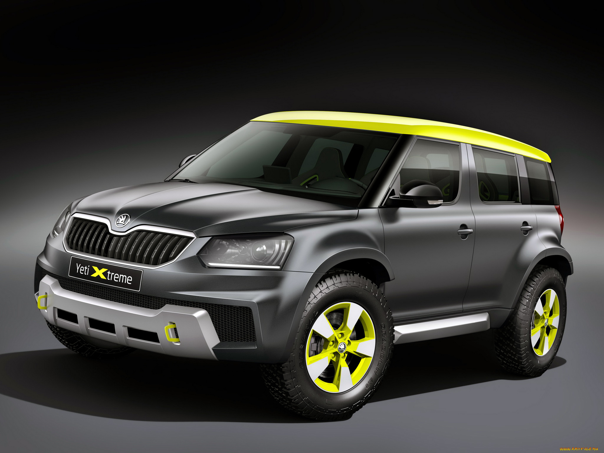 автомобили, skoda, yeti, xtreme, 2014г, темный