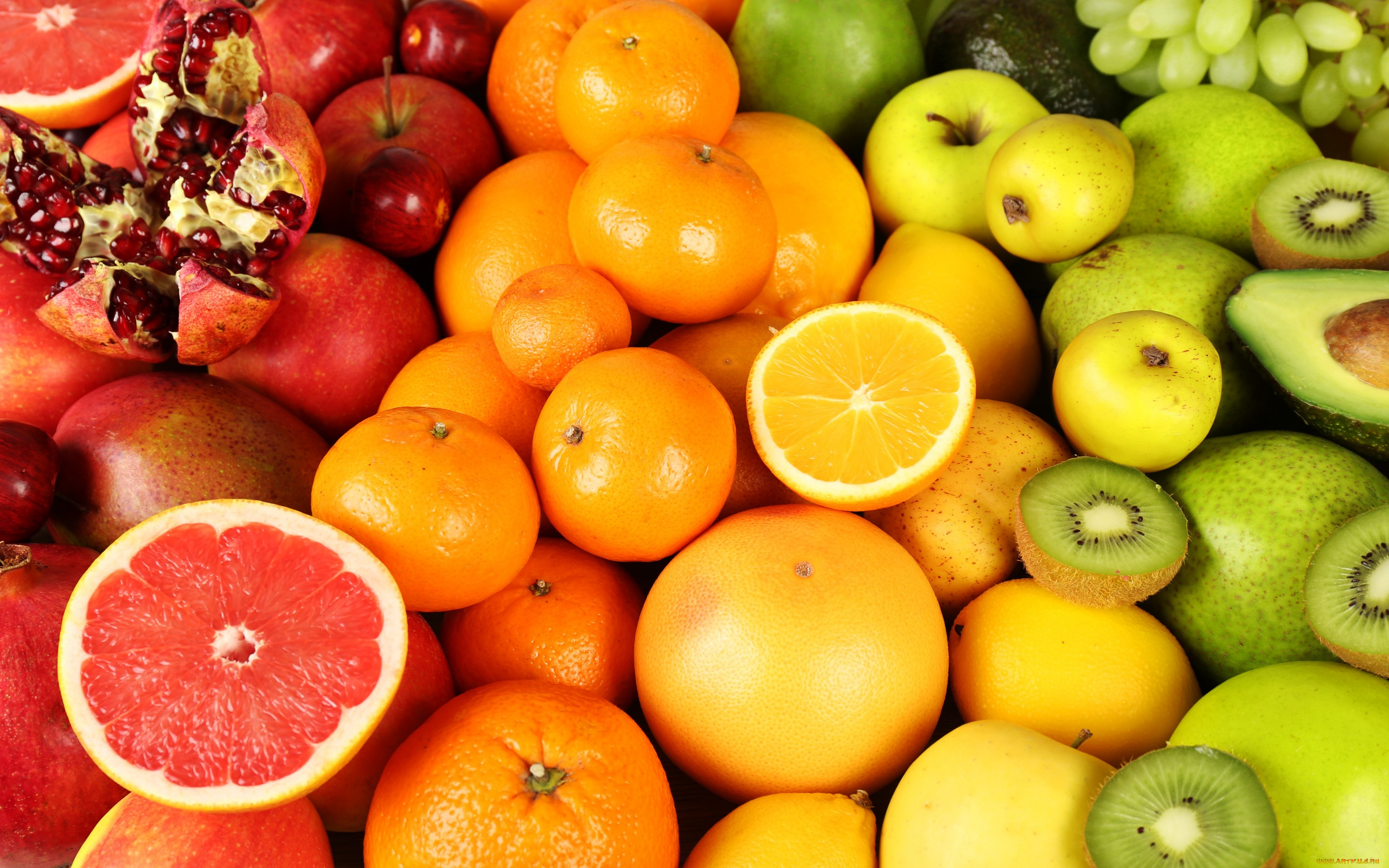 еда, цитрусы, яблоки, fresh, фрукты, fruits, berries, грейпфрут, киви, апельсины, ягоды