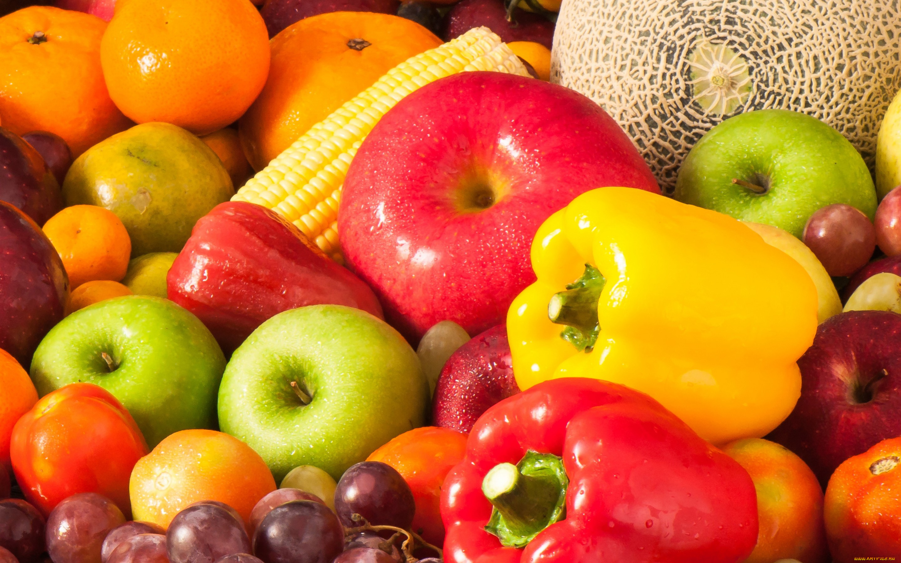 еда, фрукты, и, овощи, вместе, ягоды, фрукты, овощи, berries, fruits, fresh
