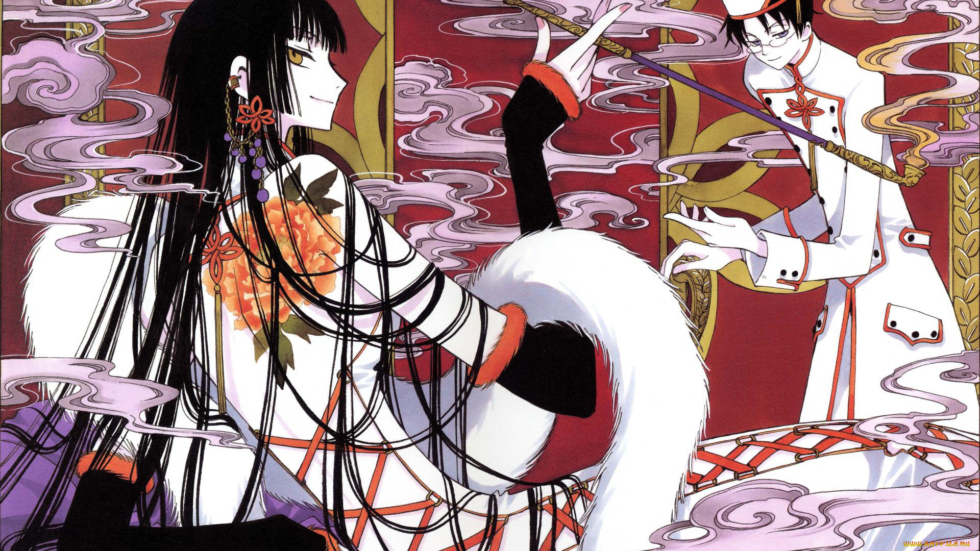 аниме, xxxholic, триплексоголик