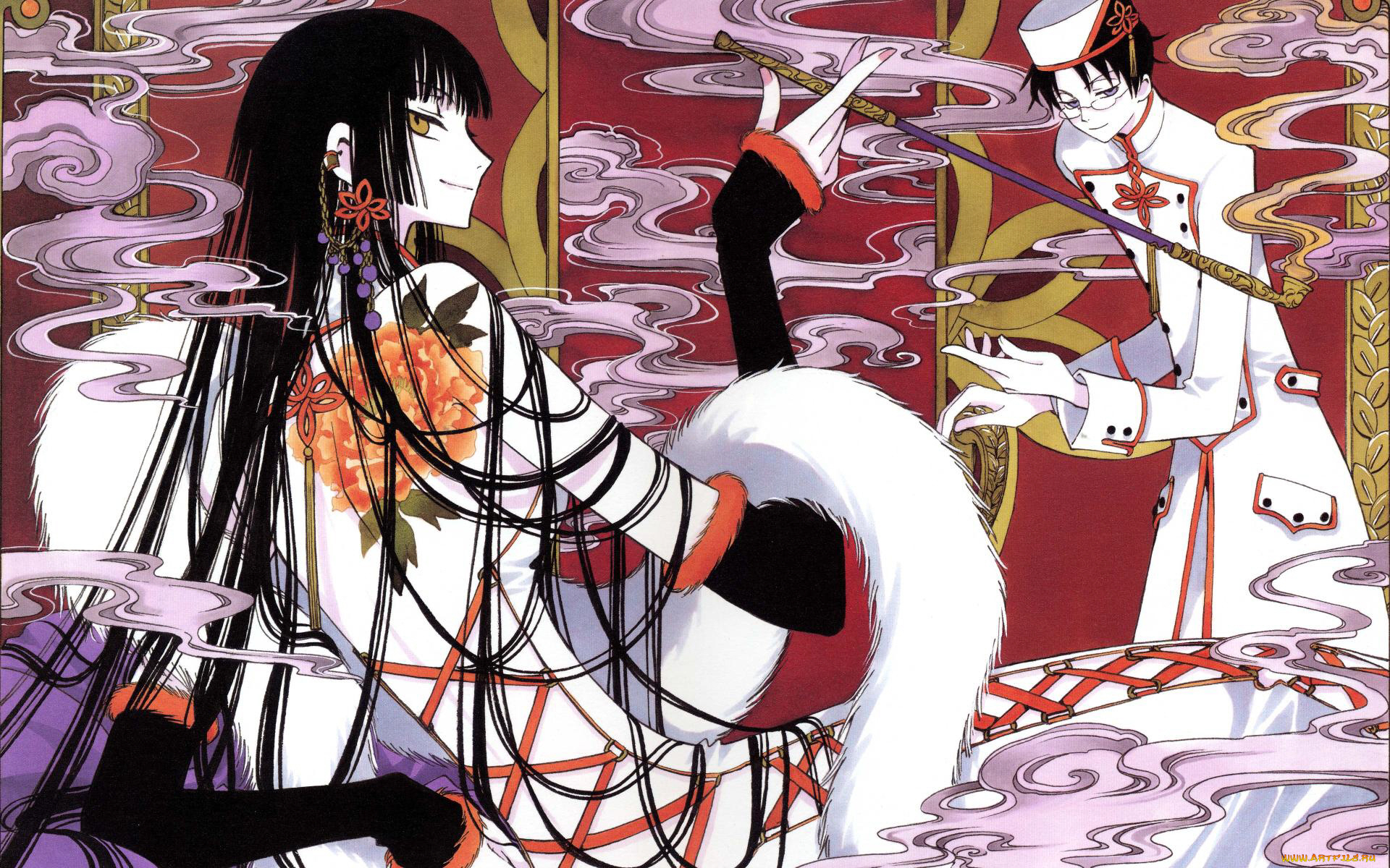 аниме, xxxholic, триплексоголик