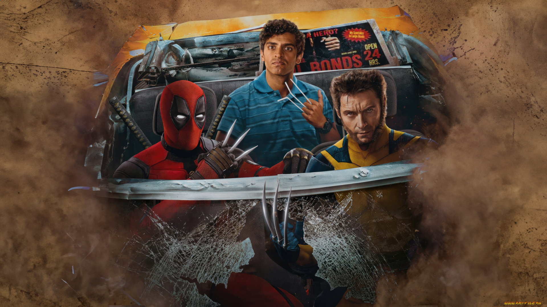 deadpool, &, wolverine, , , 2024, , кино, фильмы, deadpool, &, wolverine, дэдпул, и, росомаха, фантастика, боевик, комедия, райан, рейнольдс, ryan, reynolds, хью, джекман, hugh, jackman, karan, soni, marvel