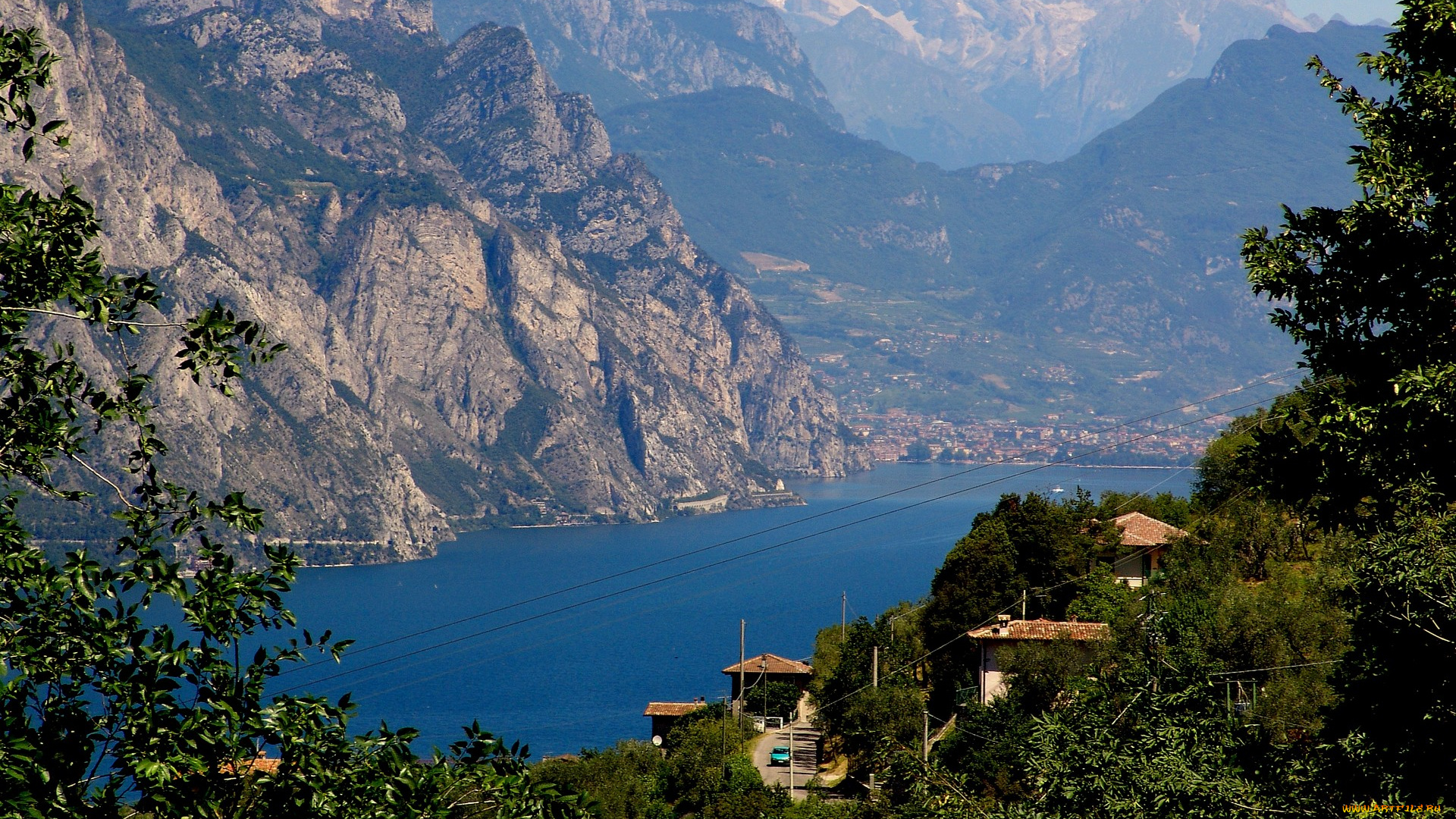 riva, del, garda, italien, природа, реки, озера