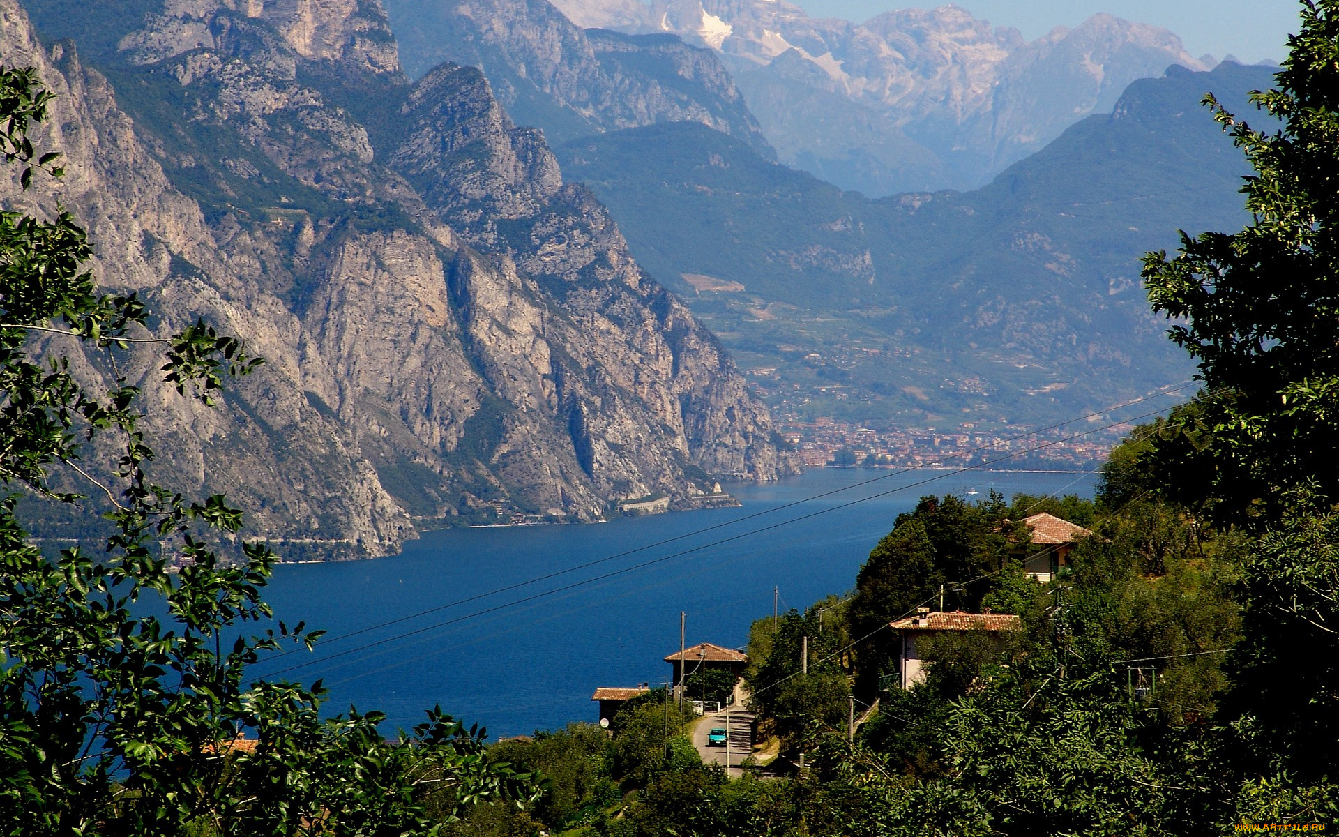 riva, del, garda, italien, природа, реки, озера