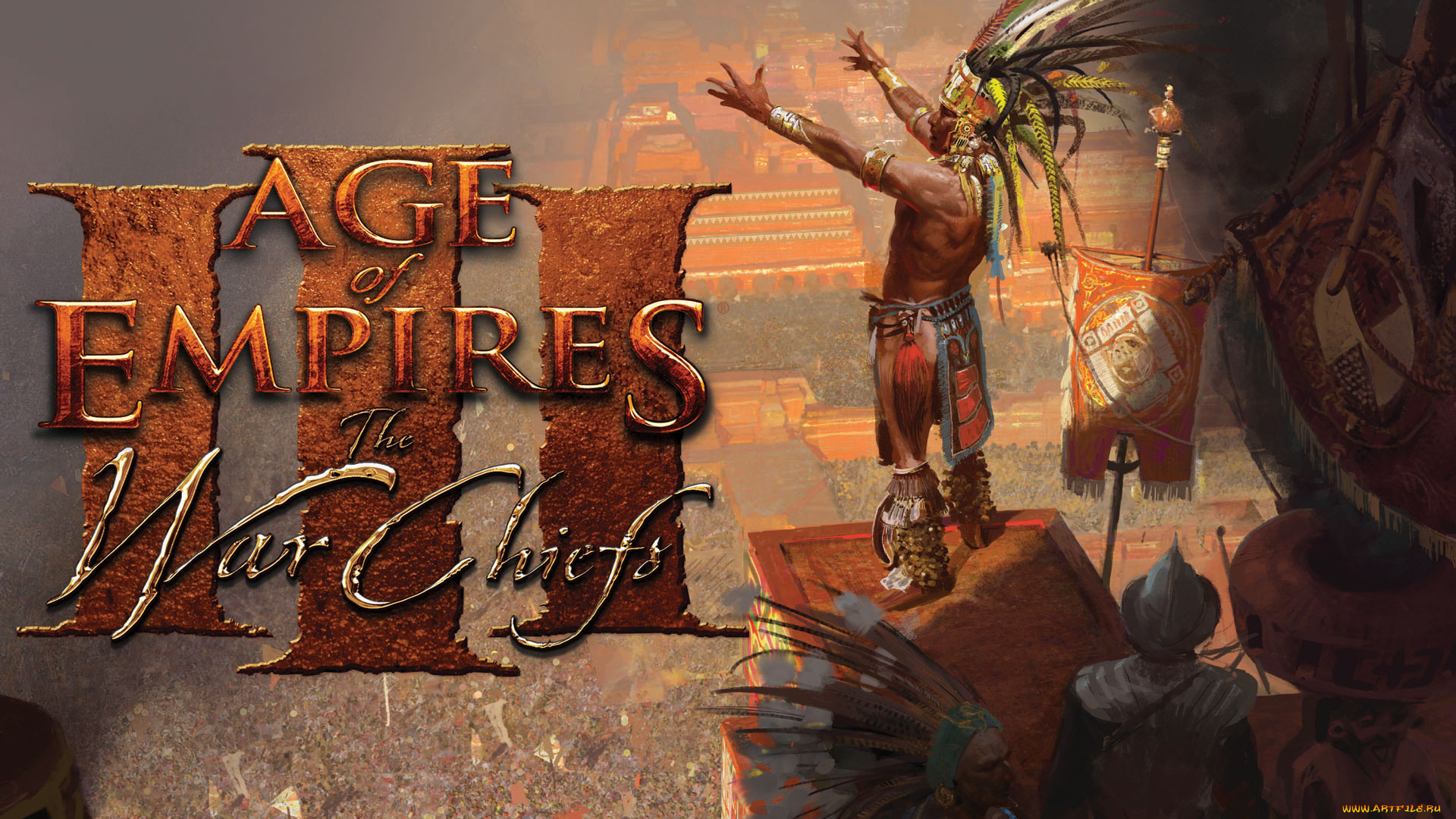 age, of, empires, iii, the, warchiefs, видео, игры, индеец