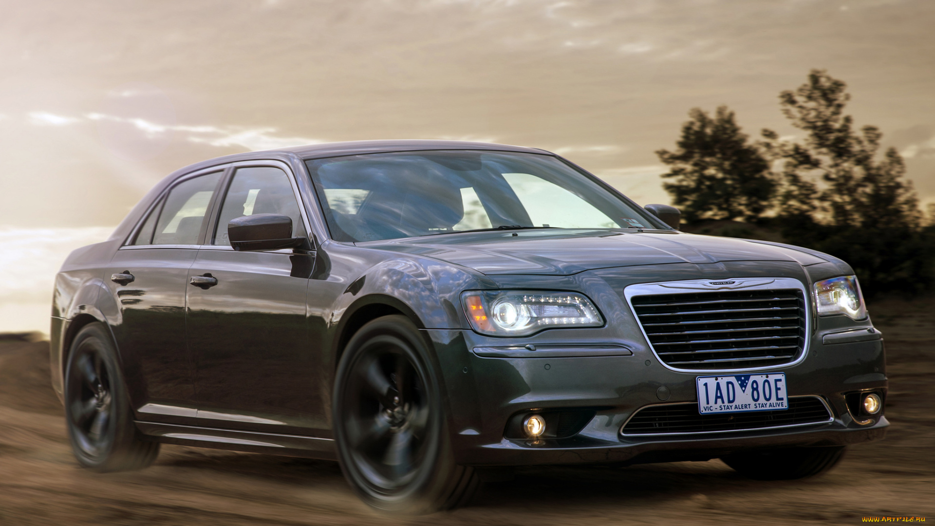 автомобили, chrysler, темный, 2013г, au-spec, 300s