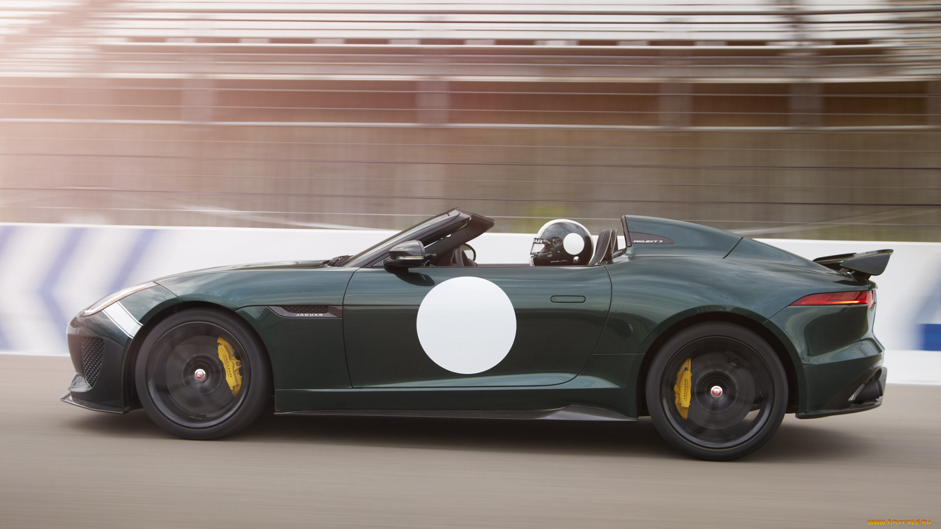 автомобили, jaguar, f-type, зеленый, 2014г, project, 7