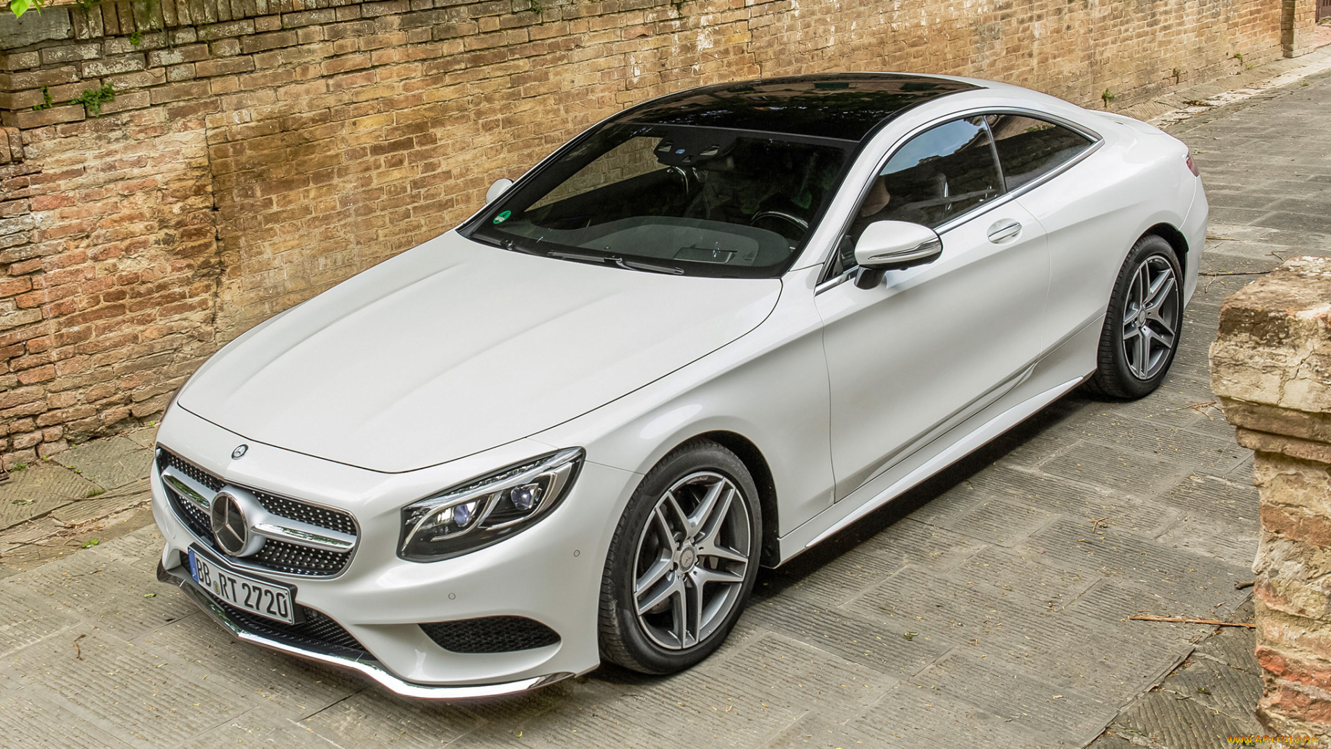 автомобили, mercedes-benz, 2014г, c217, package, sports, amg, 4matic, s, 500, coupе, светлый