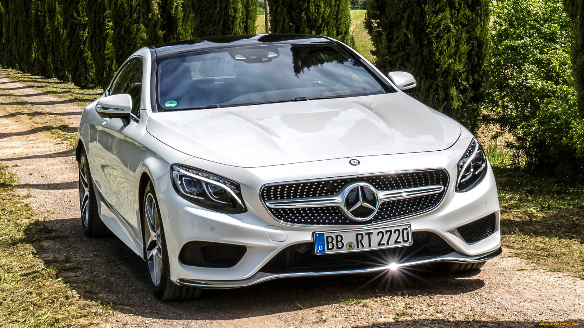 автомобили, mercedes-benz, светлый, 2014г, c217, package, sports, amg, 4matic, s, 500, coupе