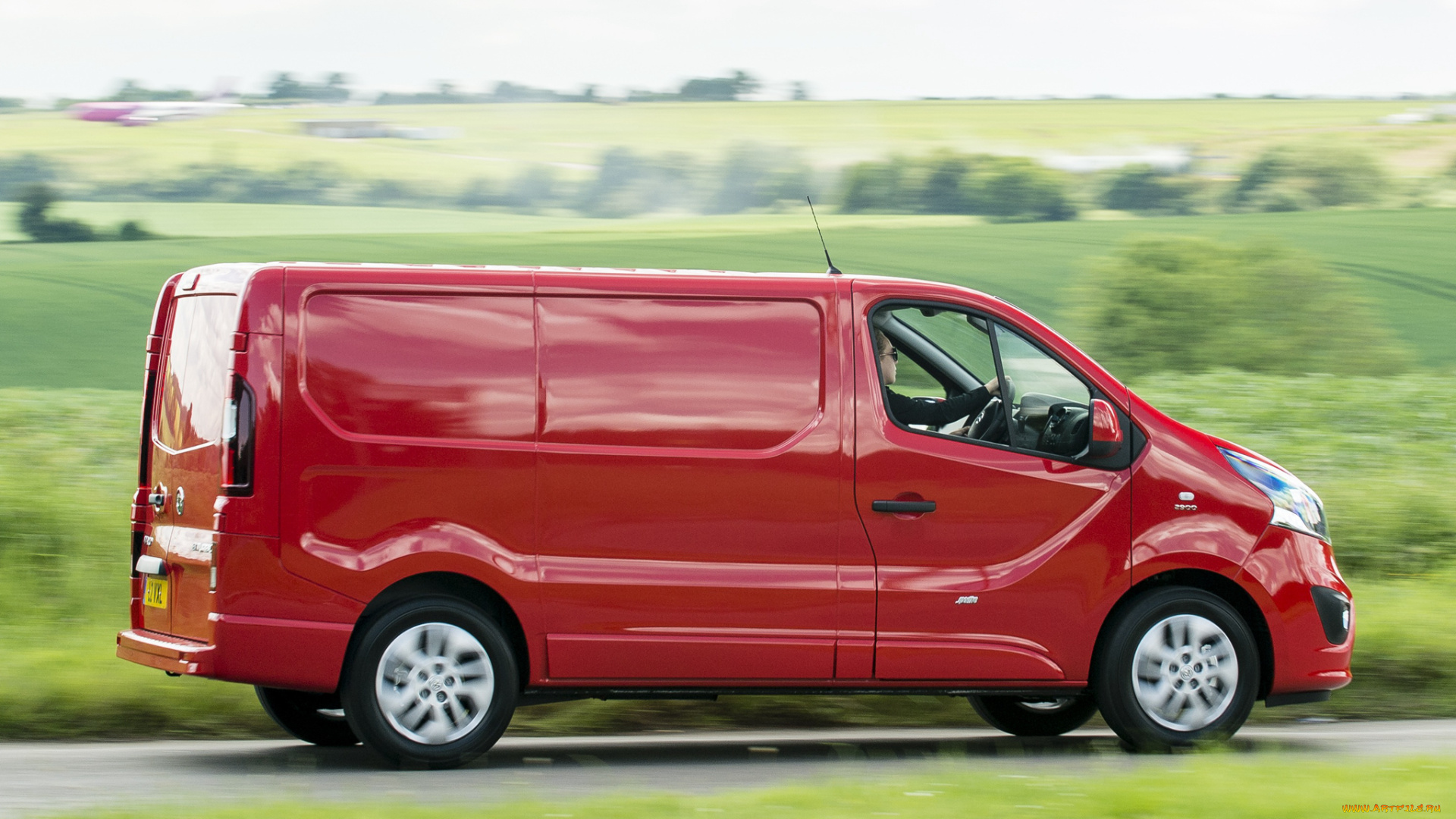 автомобили, vauxhall, красный, 2014г, biturbo, van, vivaro