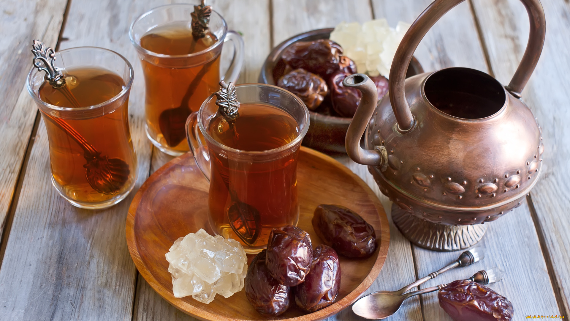 еда, напитки, , Чай, арабский, стаканы, финики