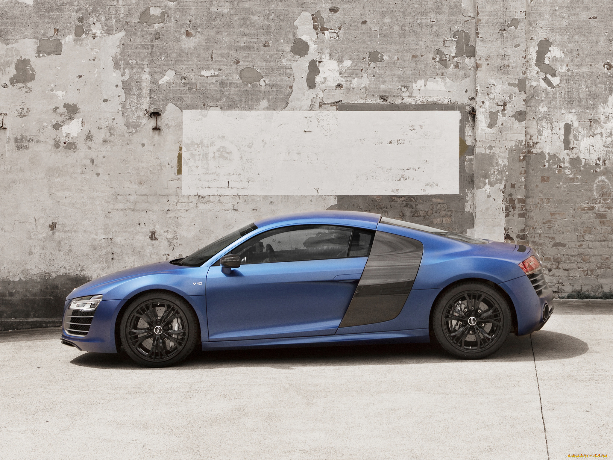 автомобили, audi, au-spec, plus, r8, v10, синий, 2013г