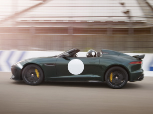 Картинка автомобили jaguar f-type зеленый 2014г project 7