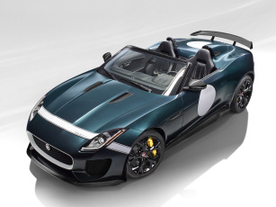 Картинка автомобили jaguar зеленый 2014г f-type project 7