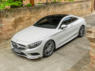 Картинка автомобили mercedes-benz 2014г c217 package sports amg 4matic s 500 coupе светлый