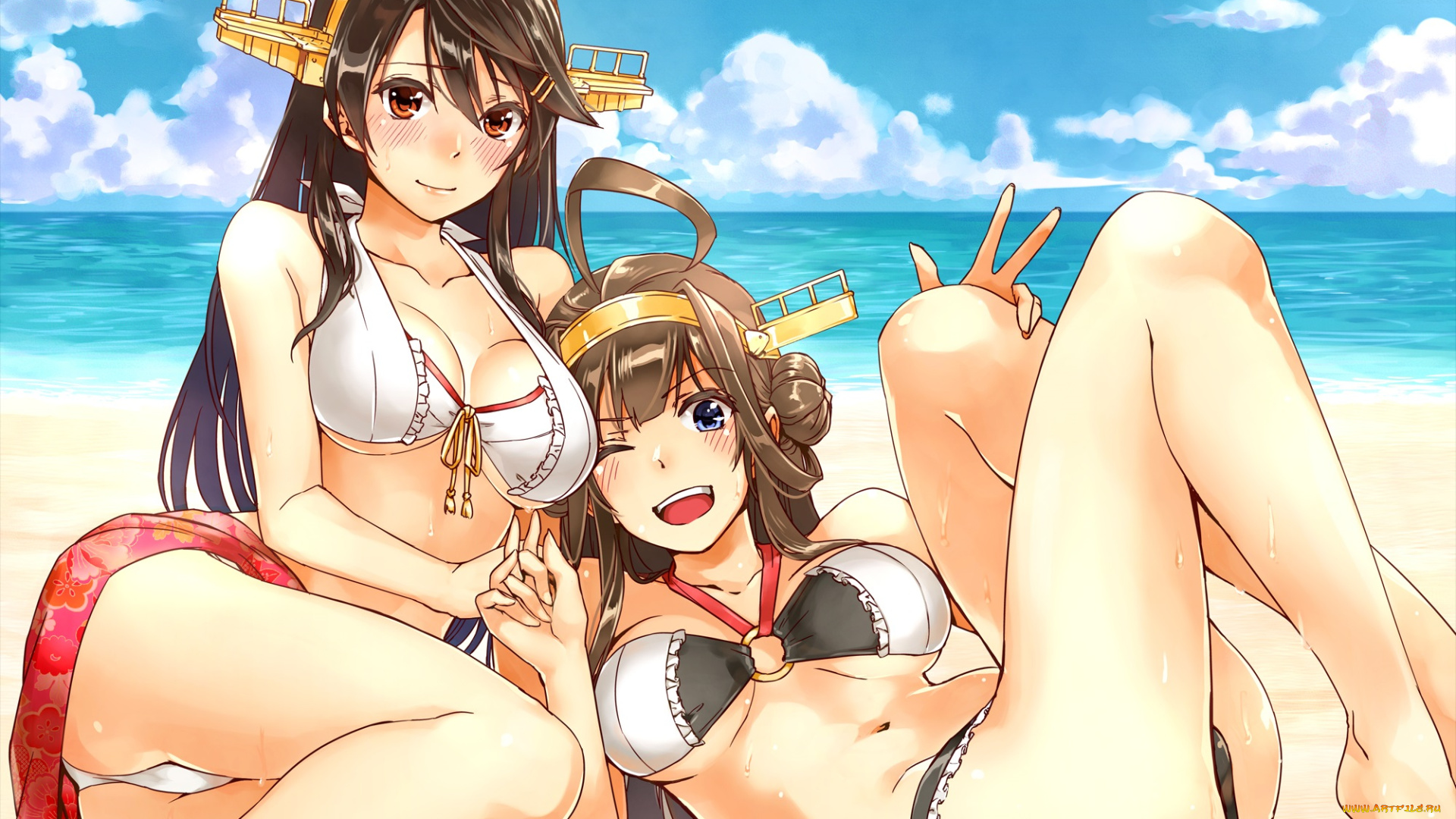 аниме, kantai, collection, девушки