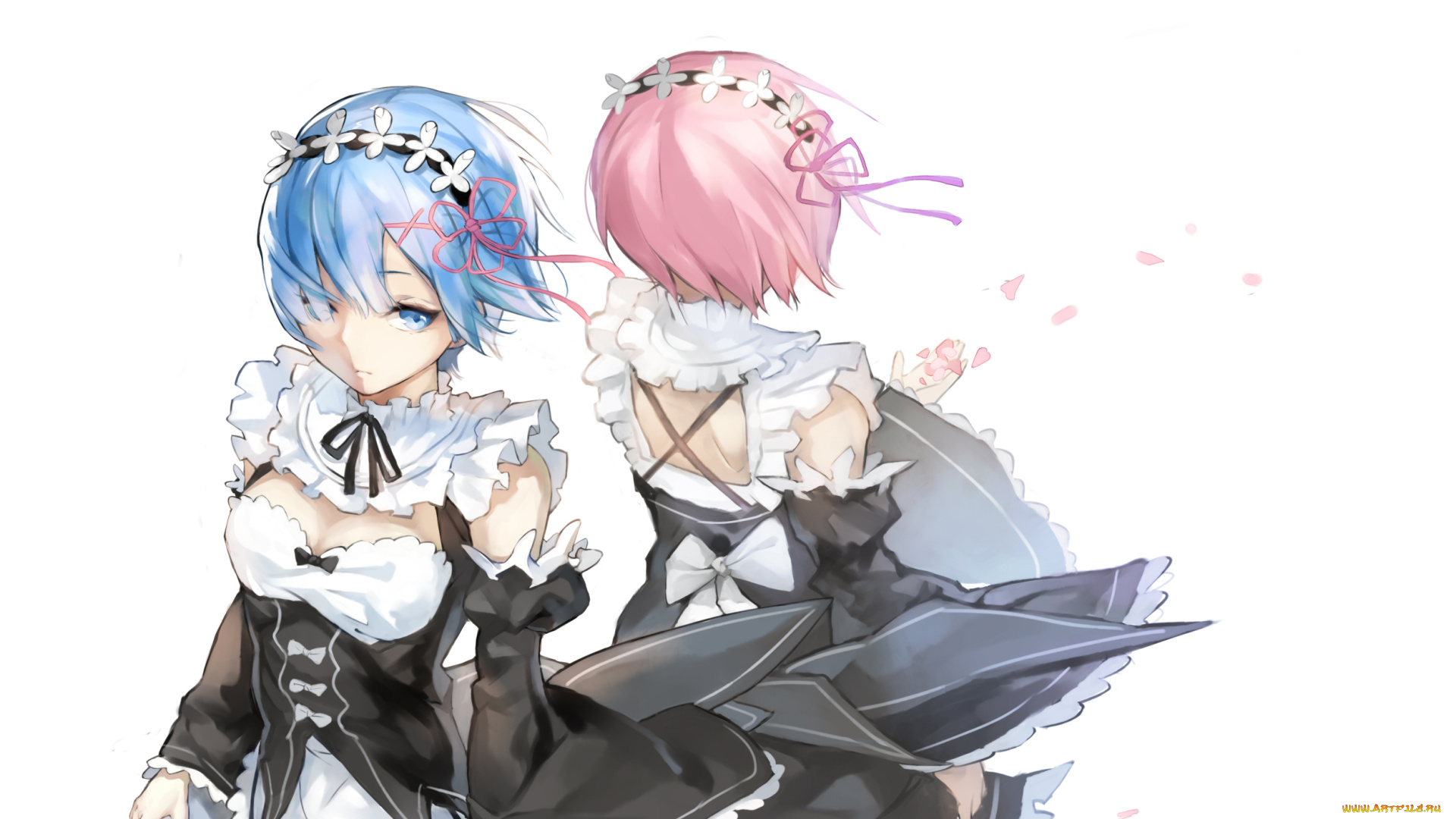 аниме, re, , zero, kara, hajimeru, isekai, seikatsu, девушки