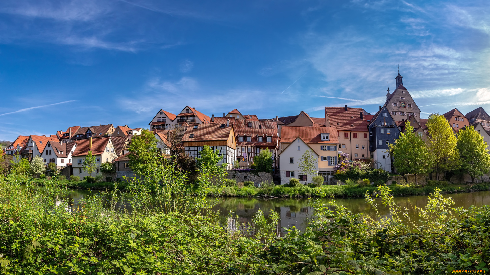 besigheim, , germany, города, -, пейзажи, немецкие, летние, путешествия, безигхайм, городской, вид, европа, германия, баден-вюртемберг