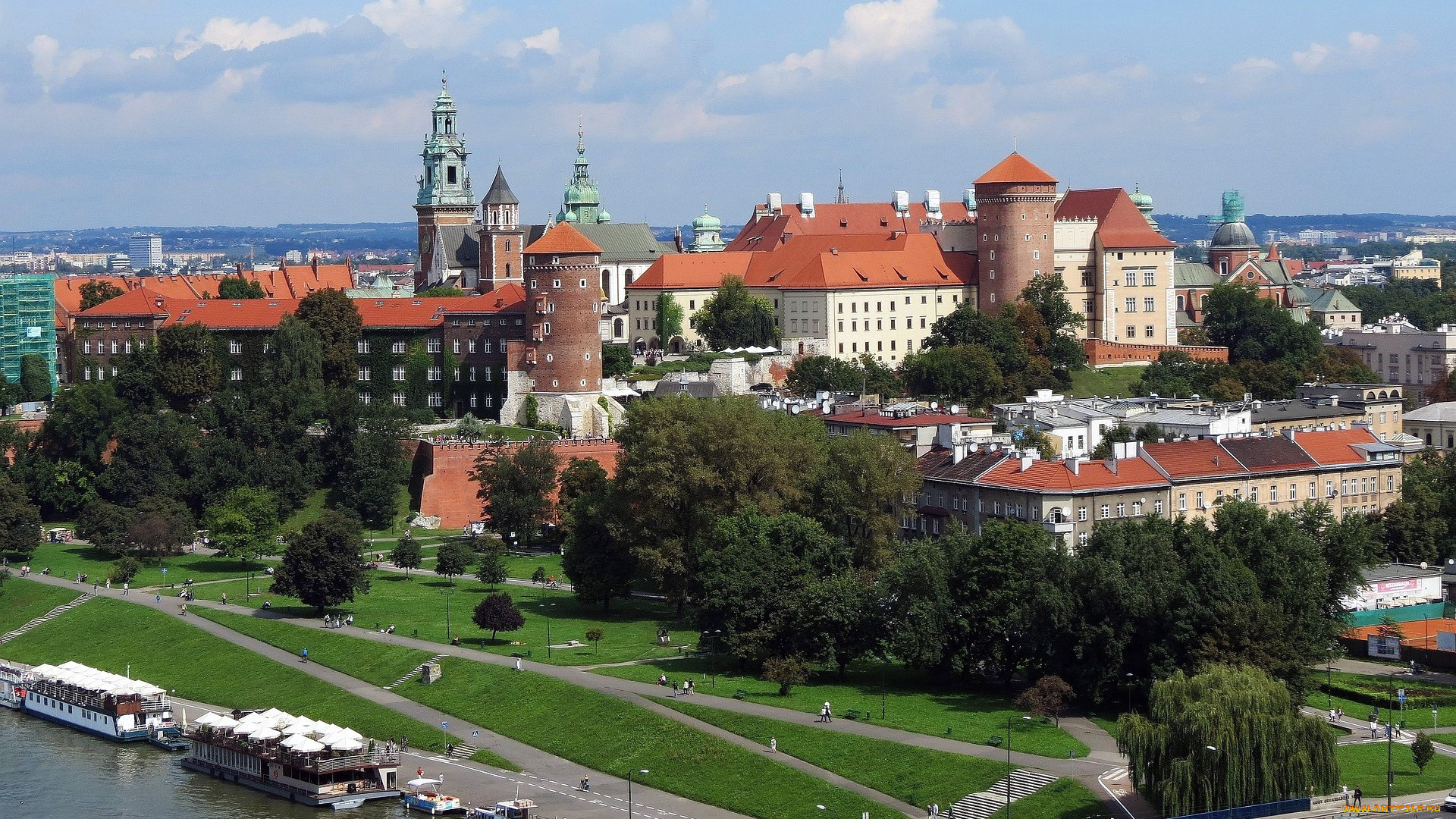 wawel, castle, города, краков, , польша, wawel, castle