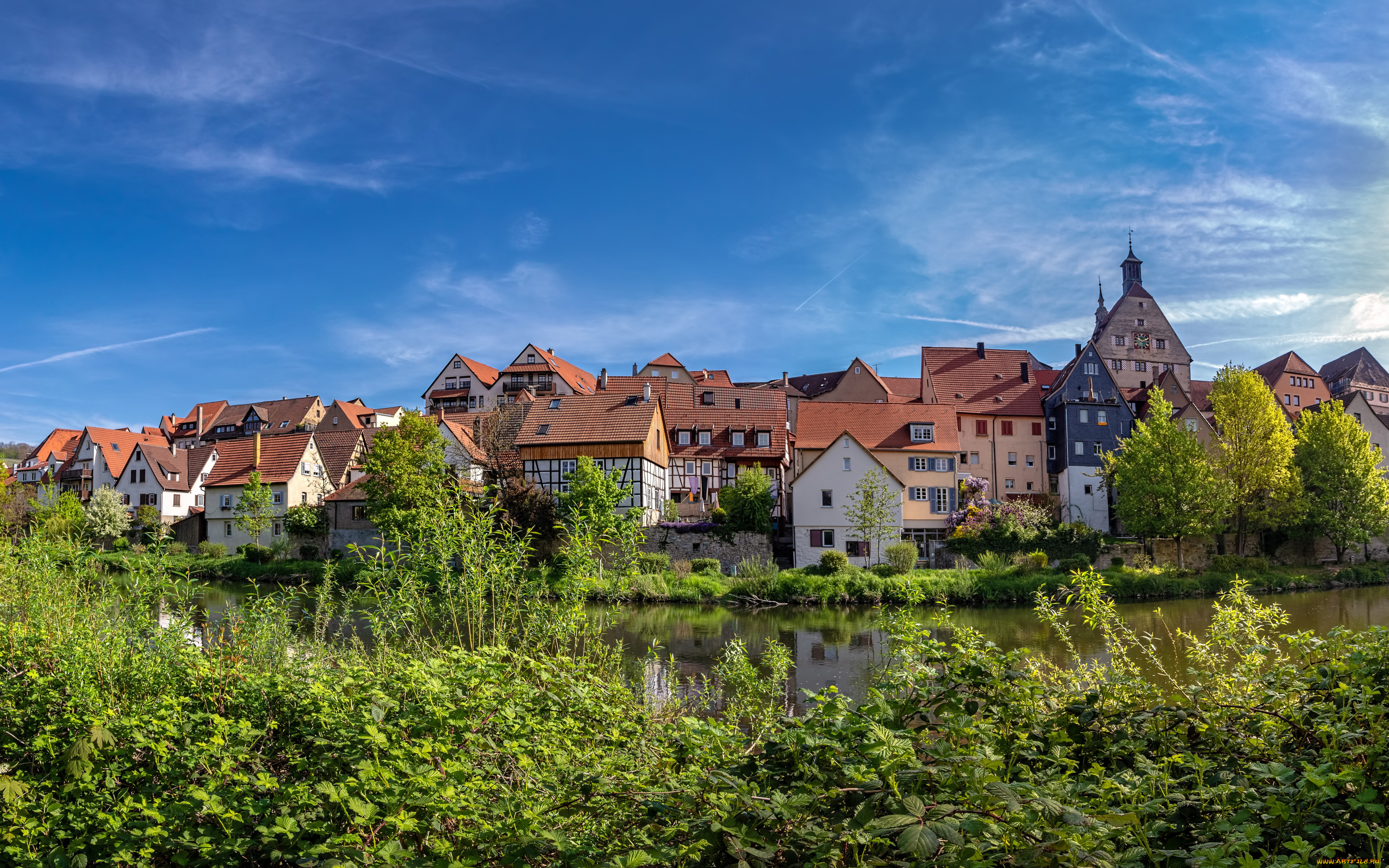 besigheim, , germany, города, -, пейзажи, немецкие, летние, путешествия, безигхайм, городской, вид, европа, германия, баден-вюртемберг