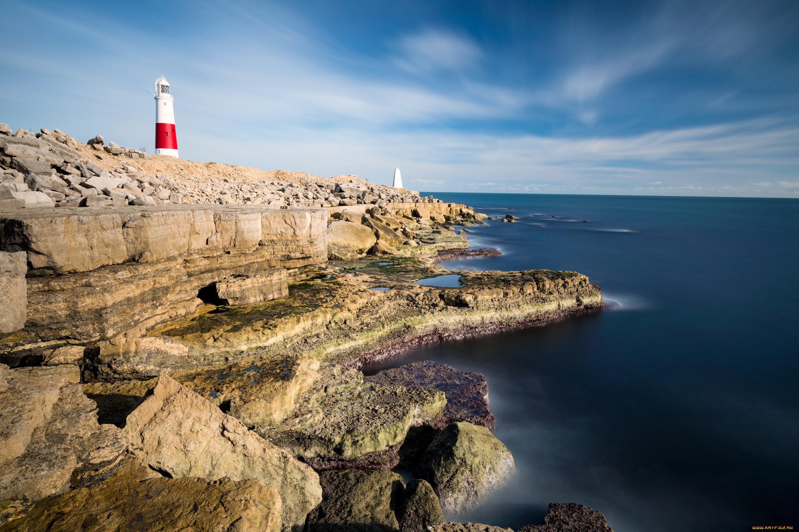 portland, bill, lighthouse, england, природа, маяки, portland, bill, lighthouse