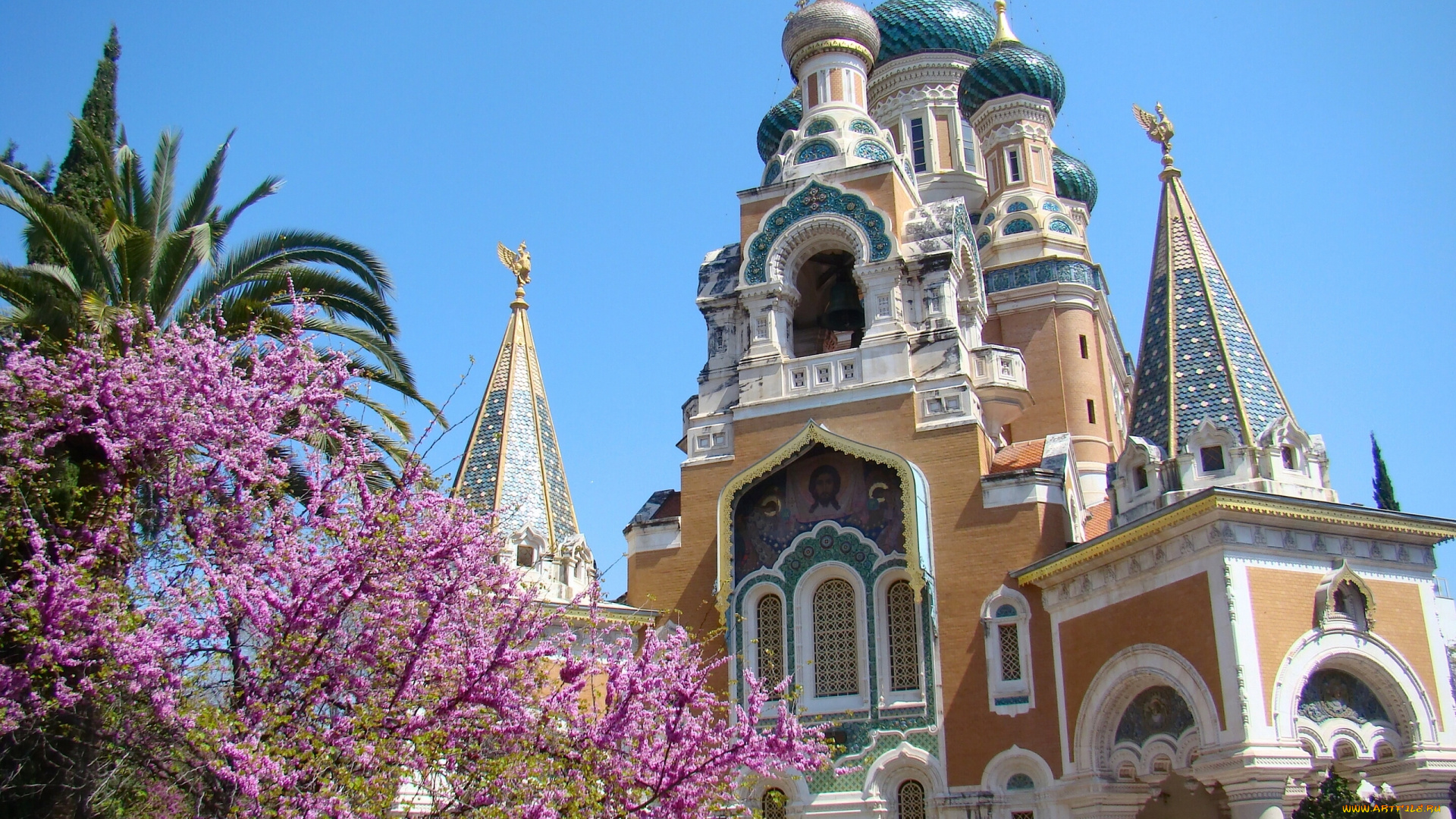 st, , nicholas, orthodox, cathedral, -, nice, , france, города, ницца, , франция, ницца, nice, николаевский, собор, france, храм