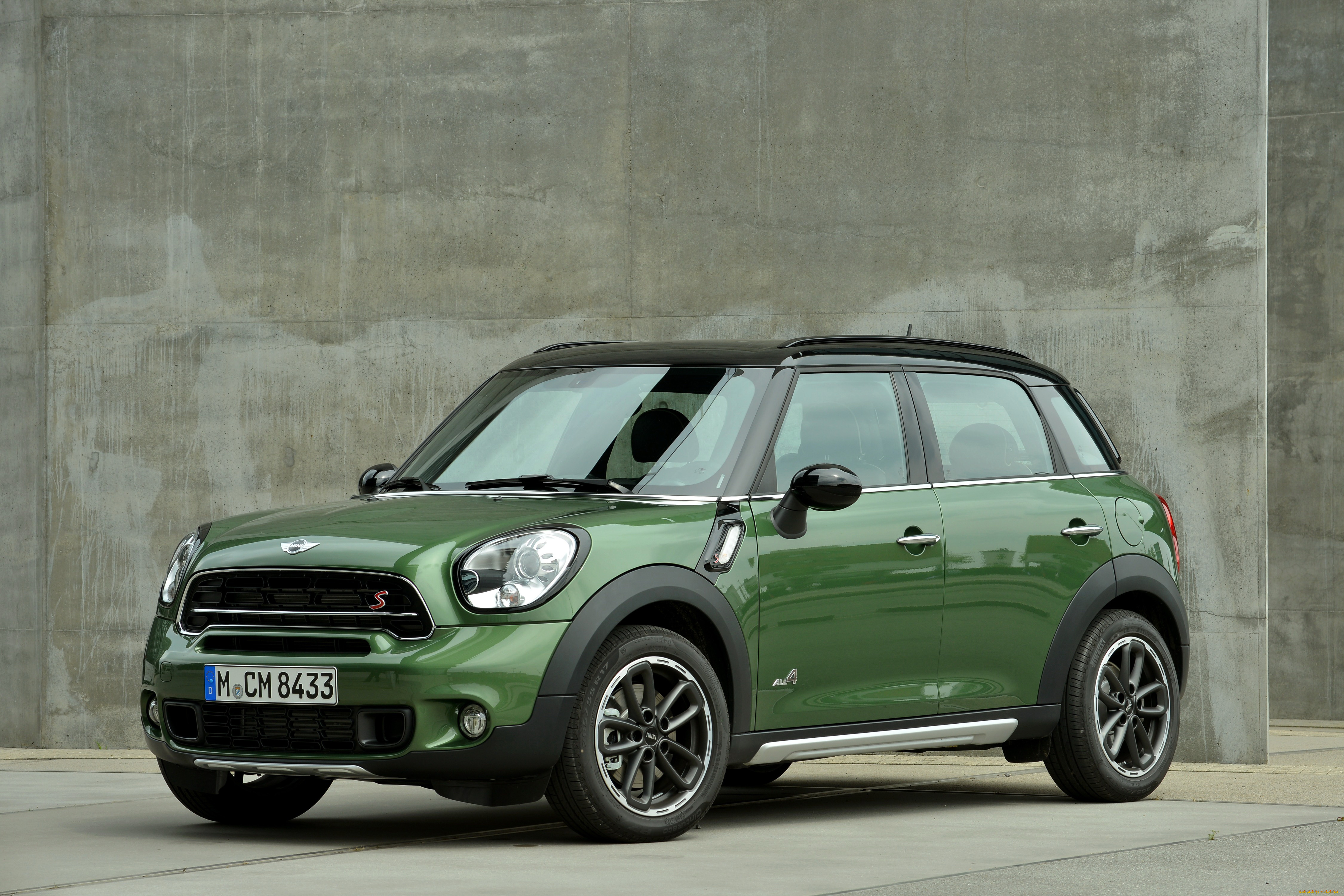 2014, mini, countryman, cooper, автомобили, mini, countryman, cooper, зеленый, металлик