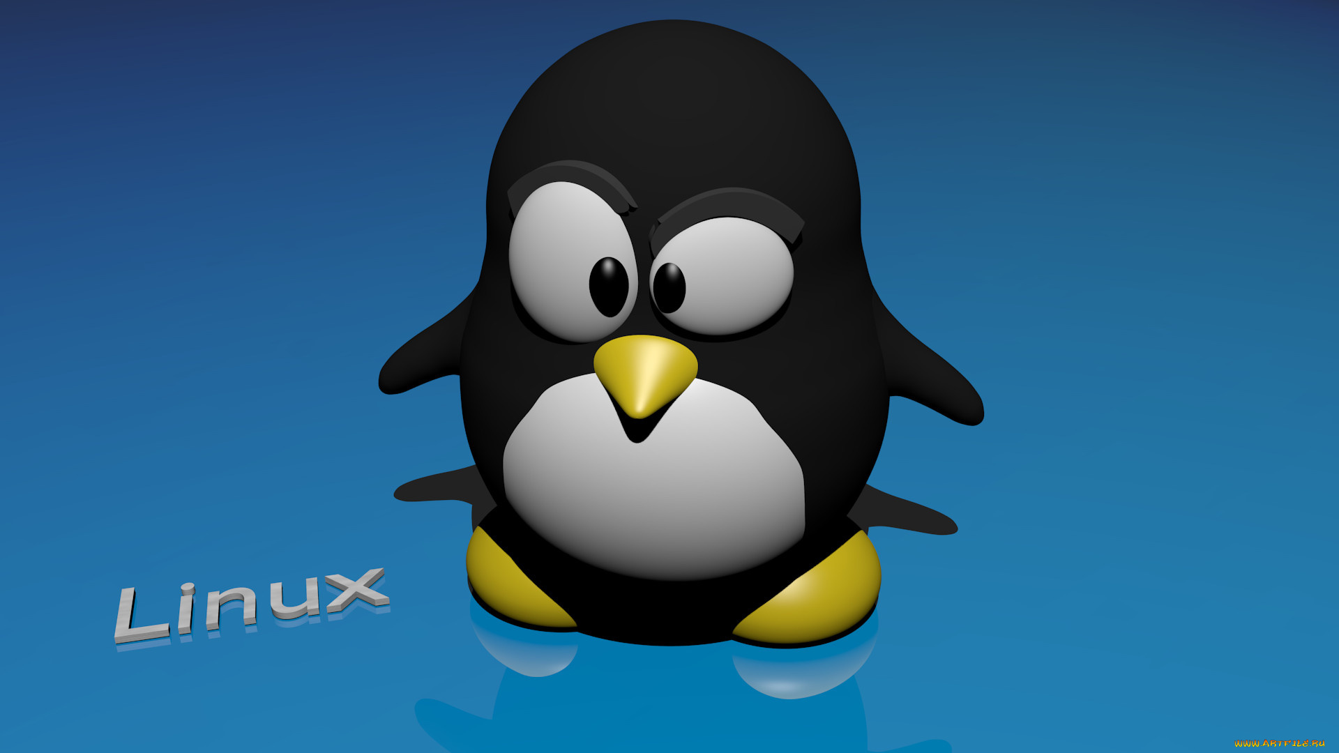 компьютеры, linux, пингвин